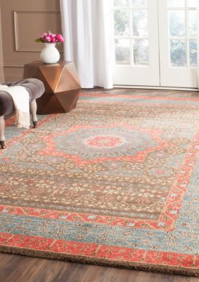 Mahal Navy/Red Area Rug