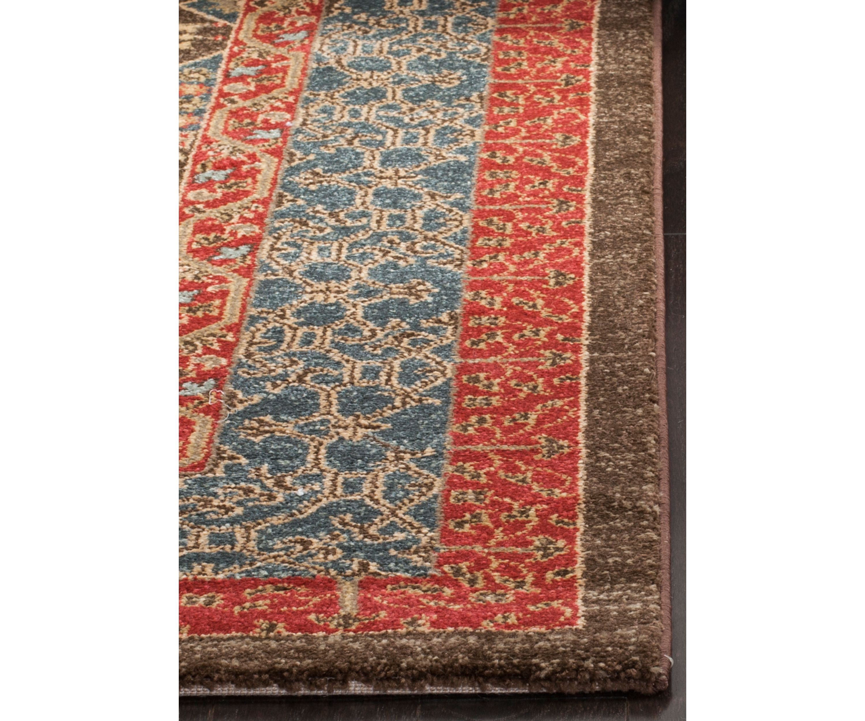 Mahal Navy/Red Area Rug