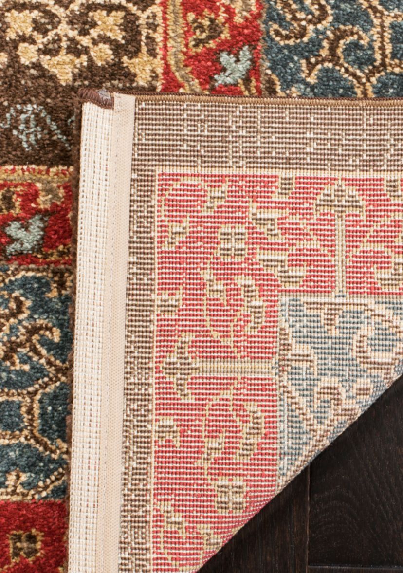 Mahal Navy/Red Area Rug