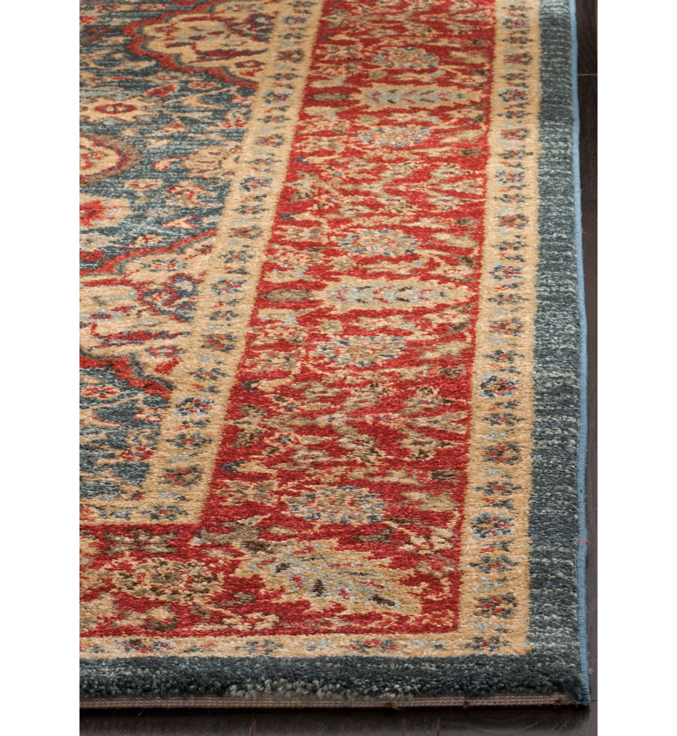 Mahal Natural/Navy Area Rug 4-ft. x 5-ft. 7-in.