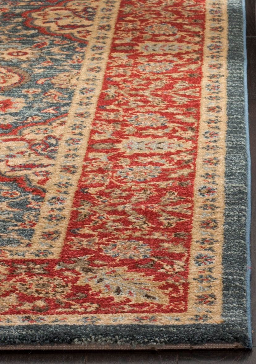 Mahal Natural/Navy Area Rug 4-ft. x 5-ft. 7-in.