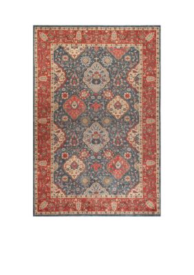 Mahal Navy/Red Area Rug 3-ft. x 5-ft.