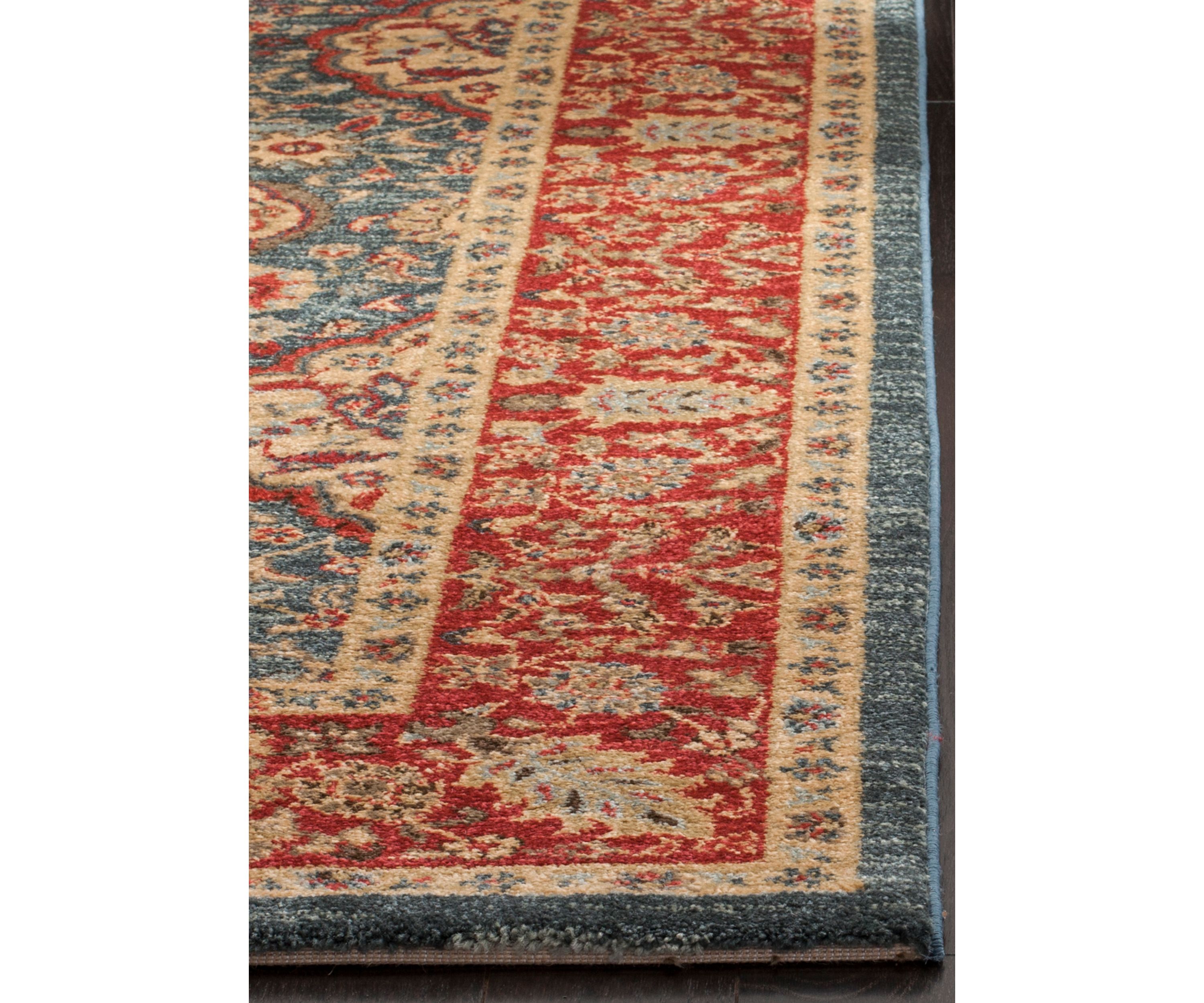 Mahal Navy/Red Area Rug 4-ft. x 5-ft. 7-in.