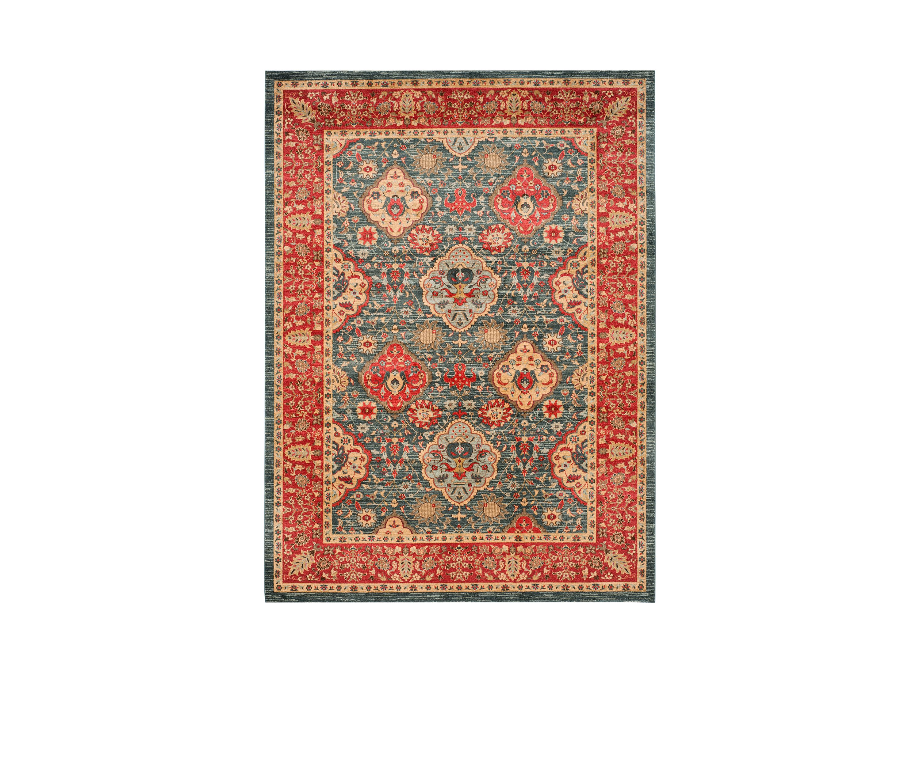 Mahal Navy/Red Area Rug  9-ft. x 12-ft.