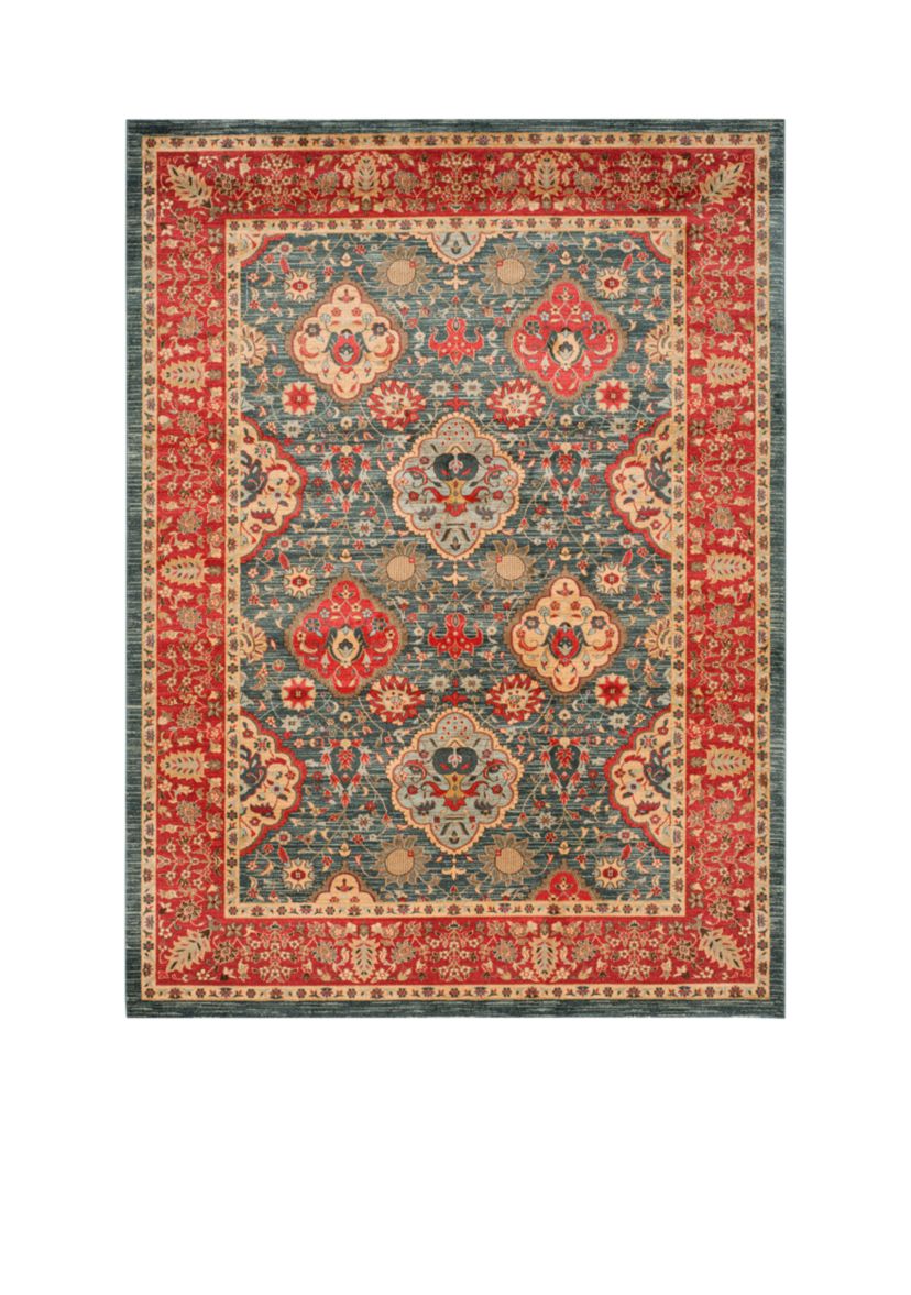 Mahal Navy/Red Area Rug  9-ft. x 12-ft.