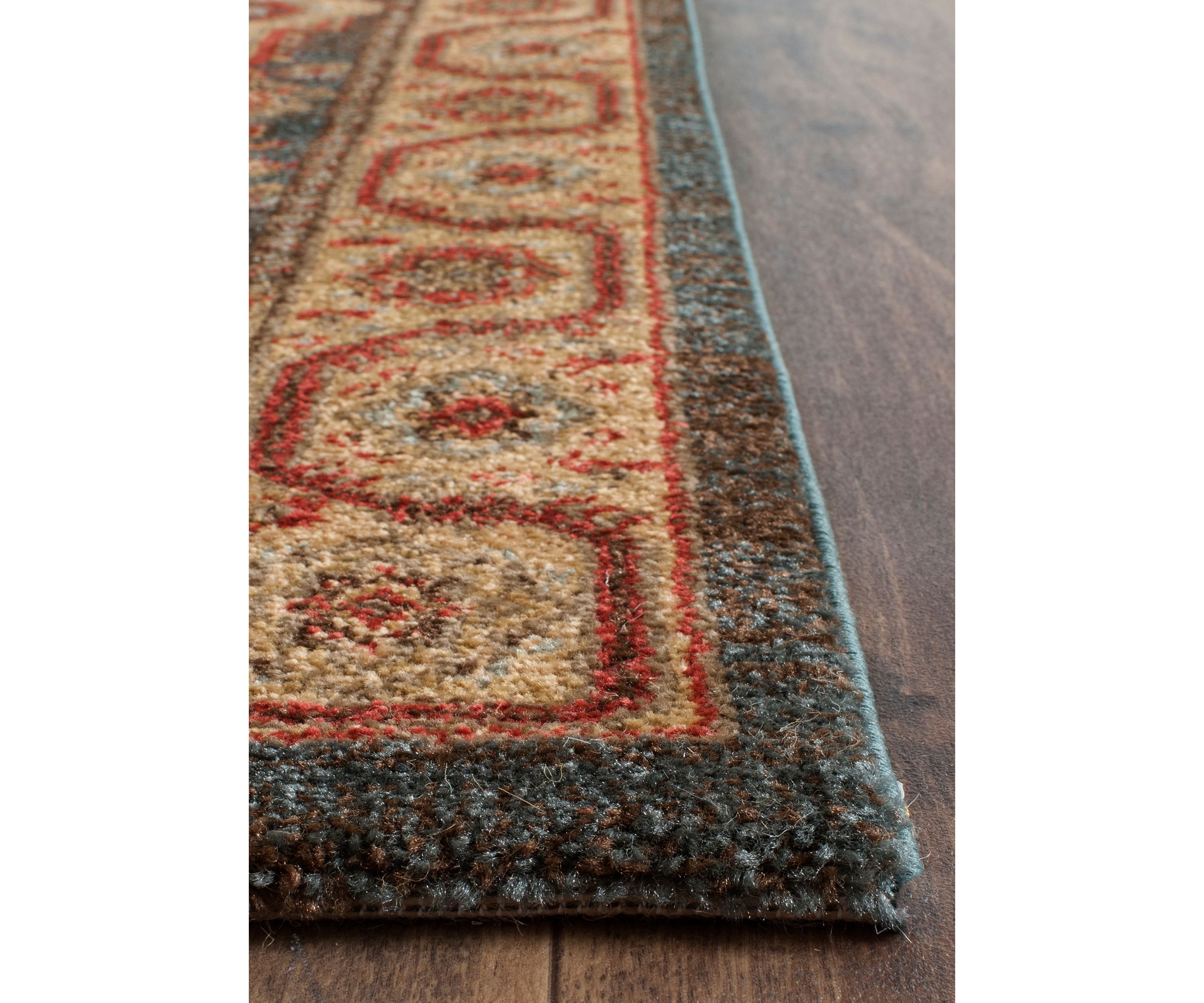 Mahal Navy/Natural Area Rug 2-ft. 2-in. x 6-ft.