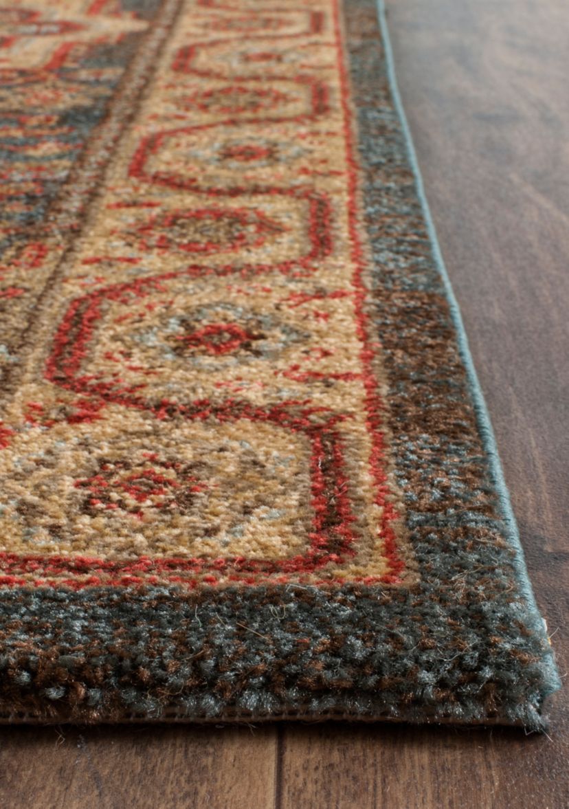 Mahal Navy/Natural Area Rug 2-ft. 2-in. x 8-ft.