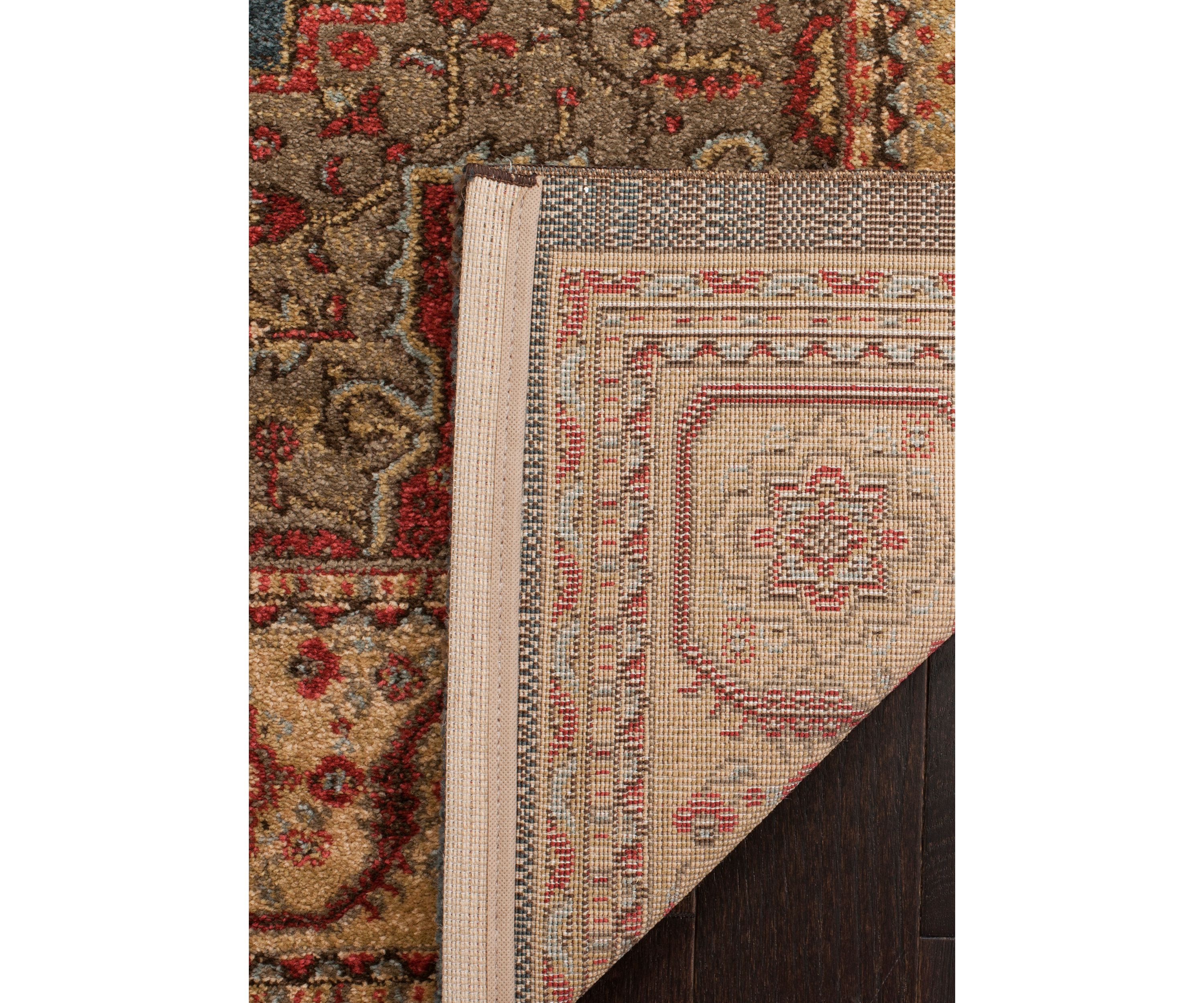 Mahal Navy/Natural Area Rug 2-ft. 2-in. x 8-ft.