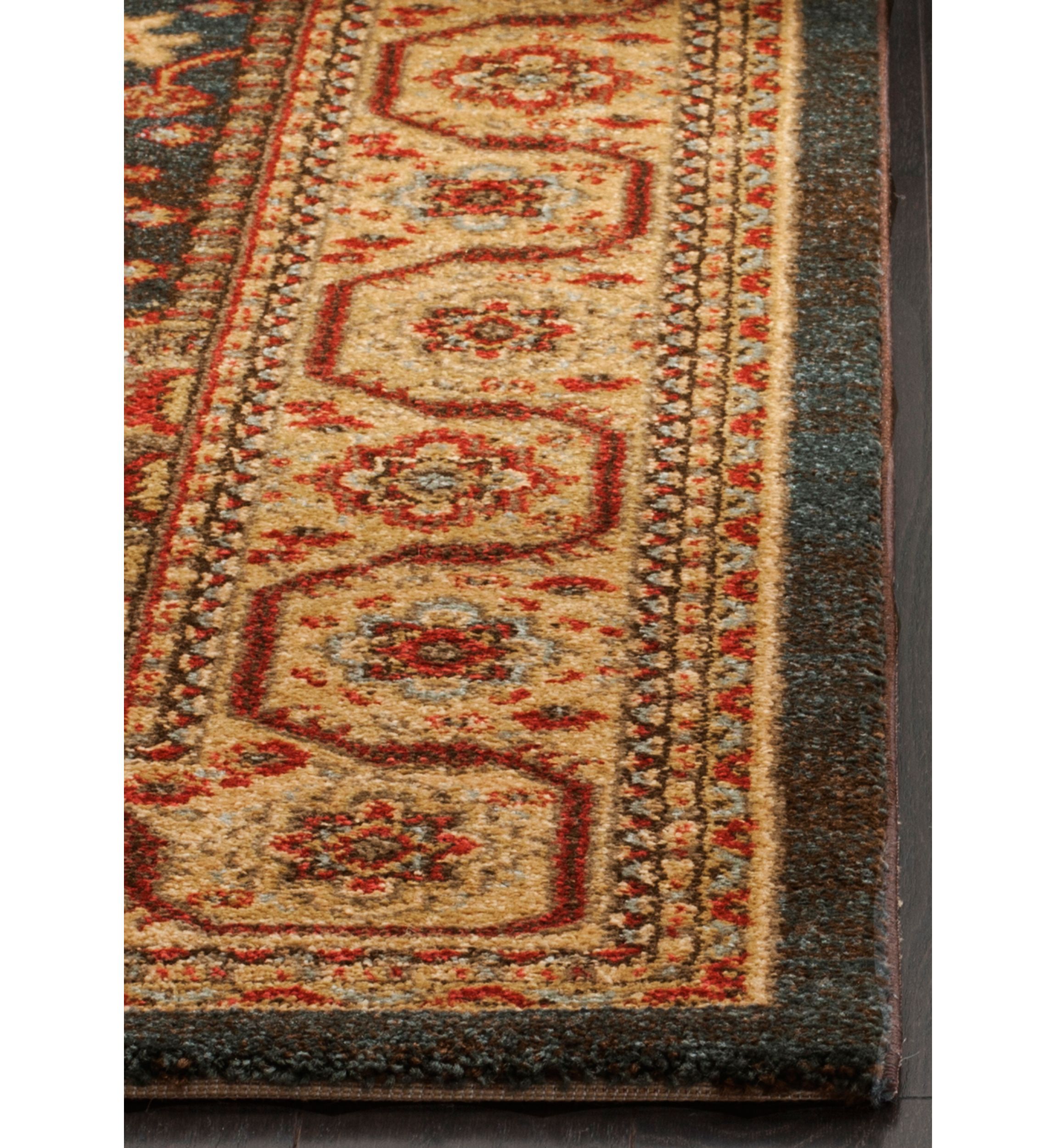 Mahal Navy/Natural Area Rug 5-ft. 1-in. x 7-ft. 7-in.
