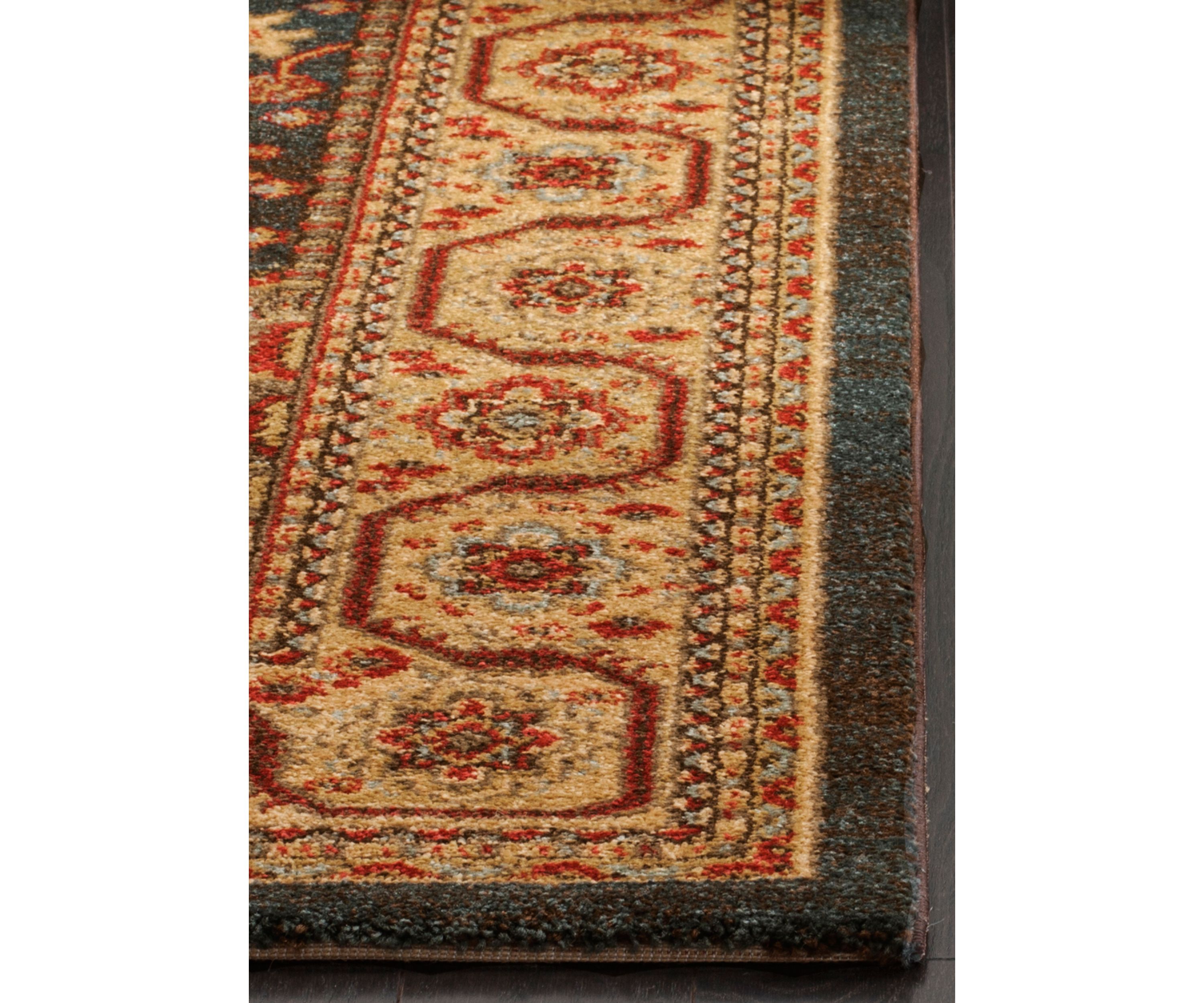 Mahal Navy/Natural Area Rug 5-ft. 1-in. x 7-ft. 7-in.