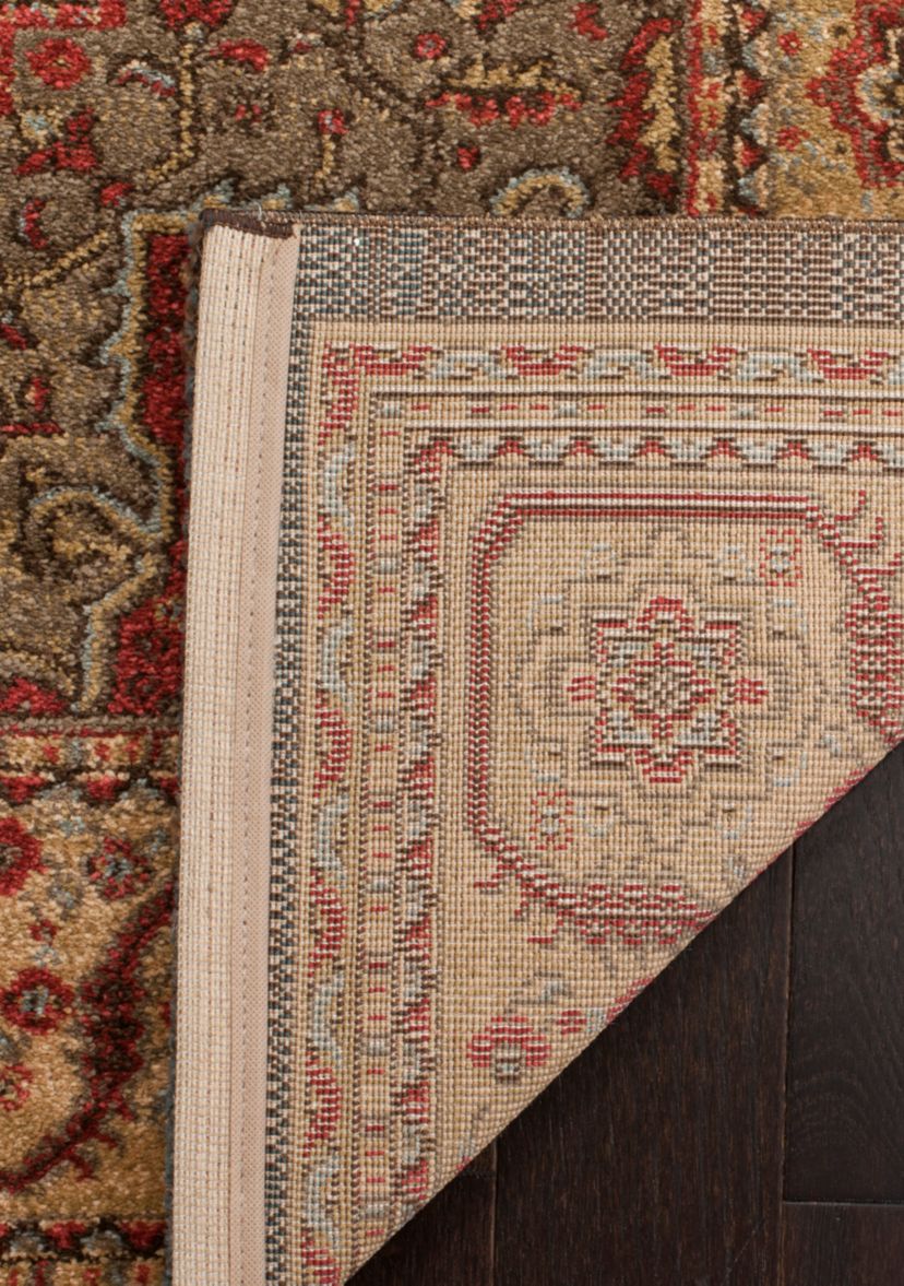 Mahal Navy/Natural Area Rug 5-ft. 1-in. x 7-ft. 7-in.