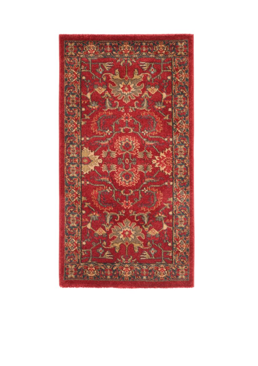Mahal Red/Navy Area Rug 2-ft. 2-in. x 4-ft.