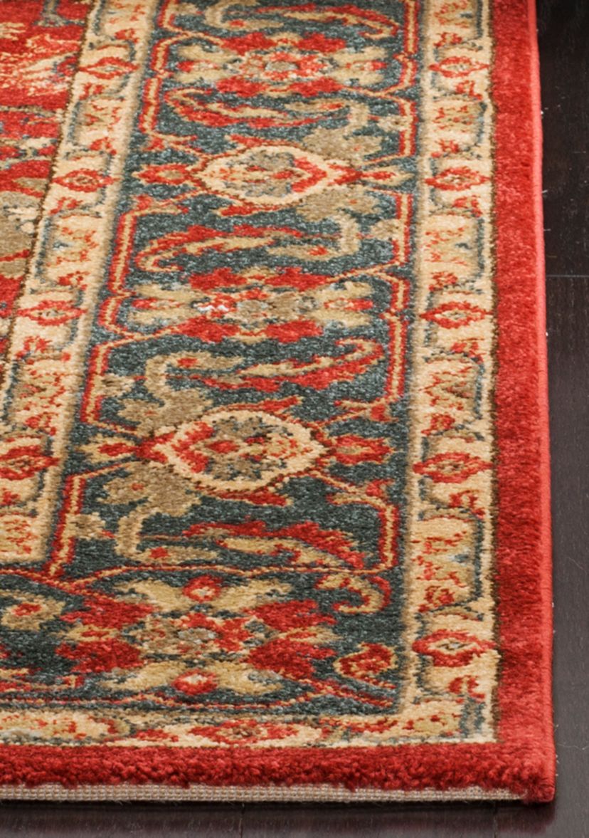 Mahal Red/Navy Area Rug 6-ft. 7-in. x 9-ft. 2-in.