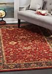 Mahal Red/Navy Area Rug 9-ft. x 12-ft.