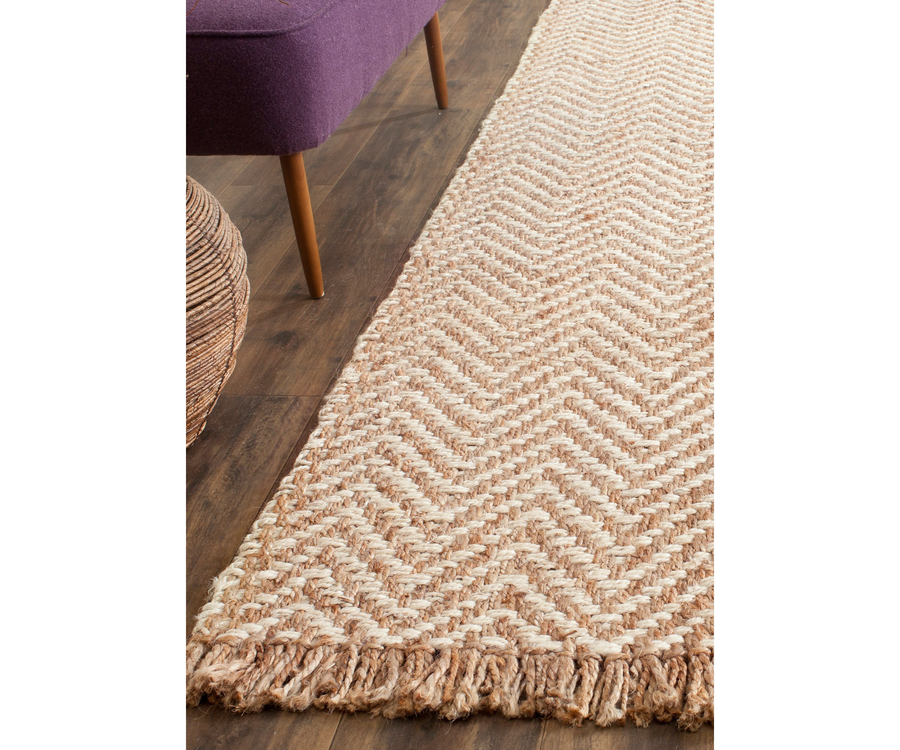 Natural Fiber Bleach/Natural Area Rug 2-ft. 6-in. x 10-ft.
