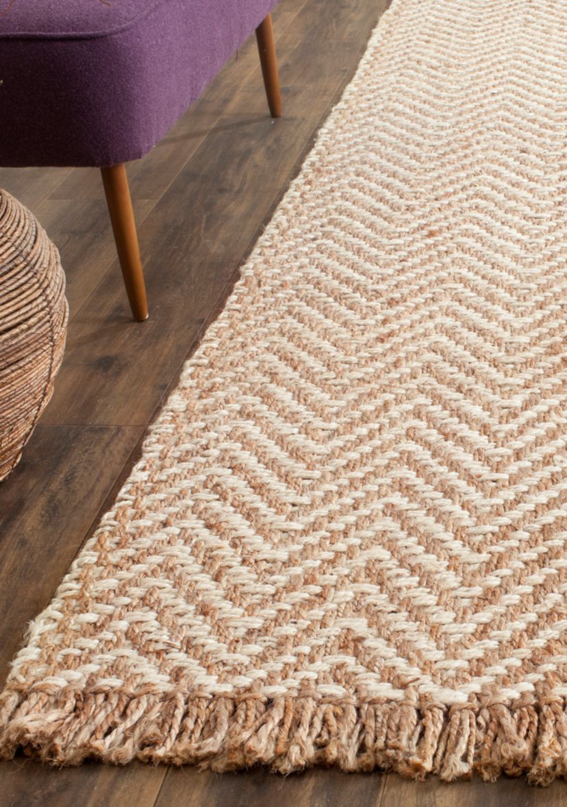 Natural Fiber Bleach/Natural Area Rug 2-ft. 6-in. x 10-ft.