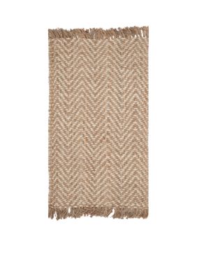 Natural Fiber Bleach/Natural Area Rug 3-ft. x 5-ft.