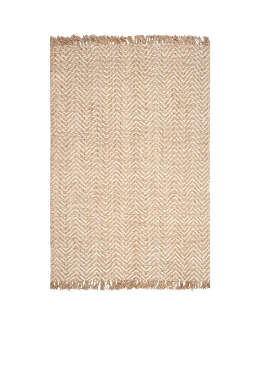 Natural Fiber Bleach/Natural Area Rug 5-ft. x 8-ft.