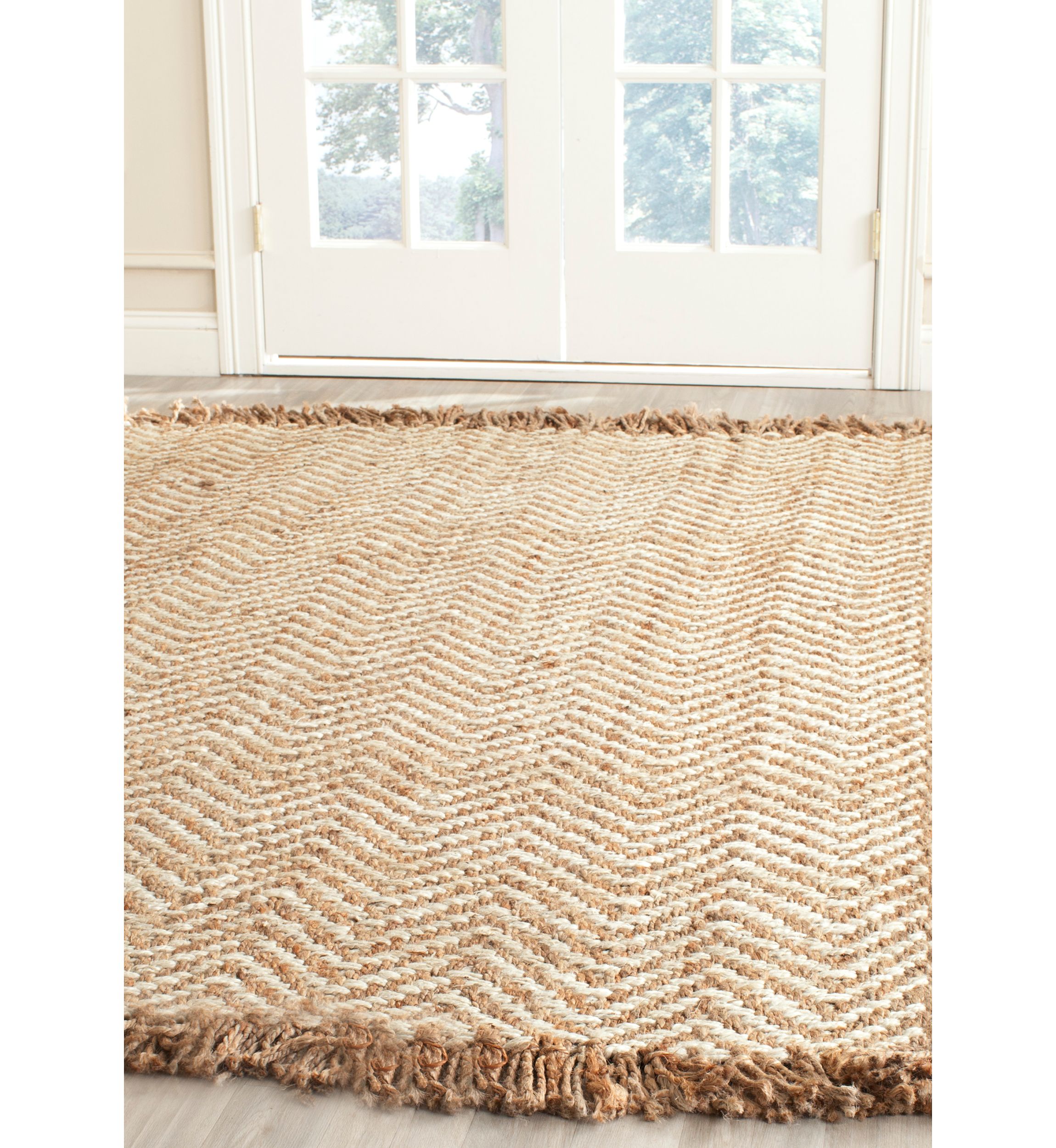 Natural Fiber Bleach/Natural Area Rug 5-ft. x 8-ft.