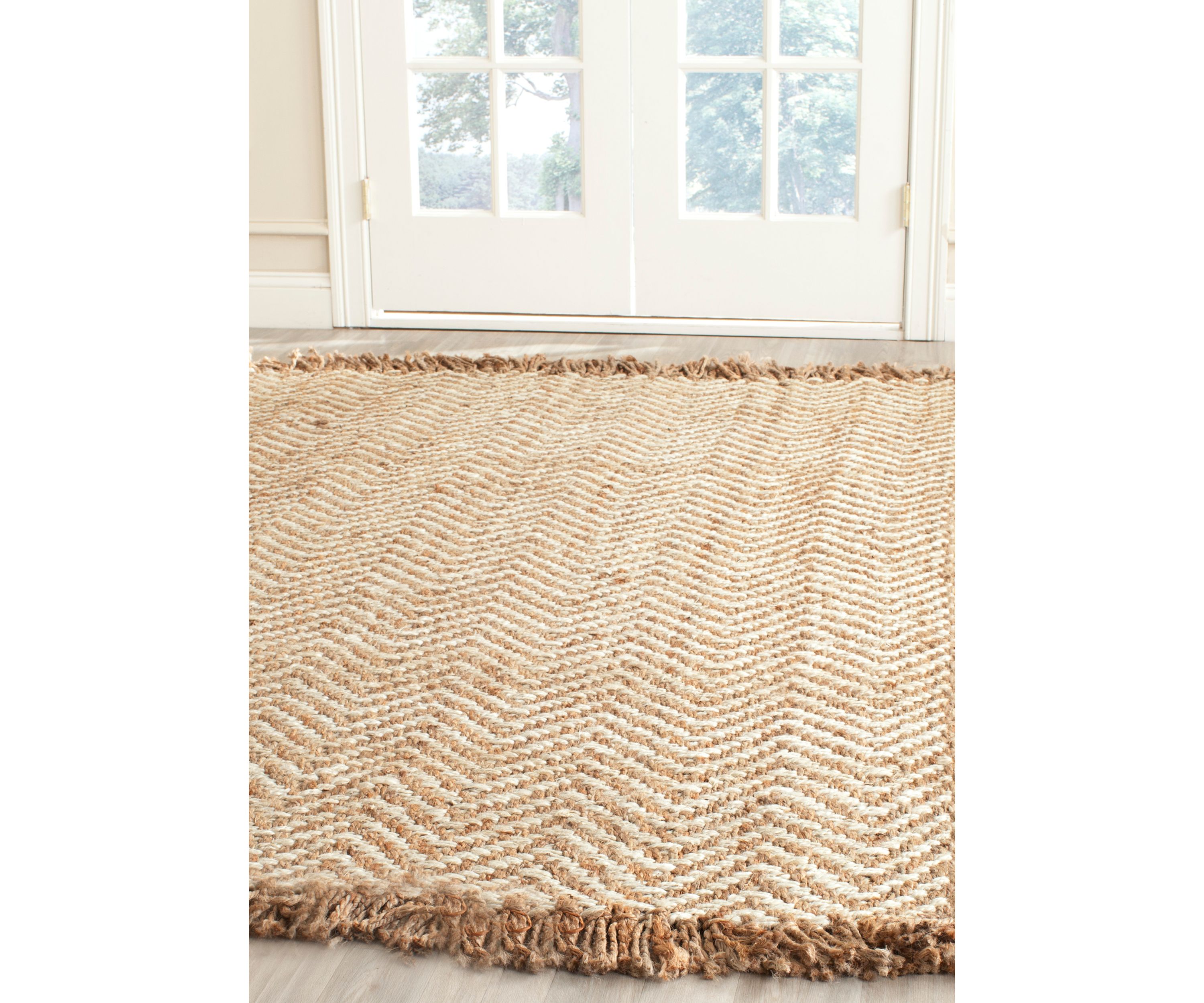 Natural Fiber Bleach/Natural Area Rug 5-ft. x 8-ft.