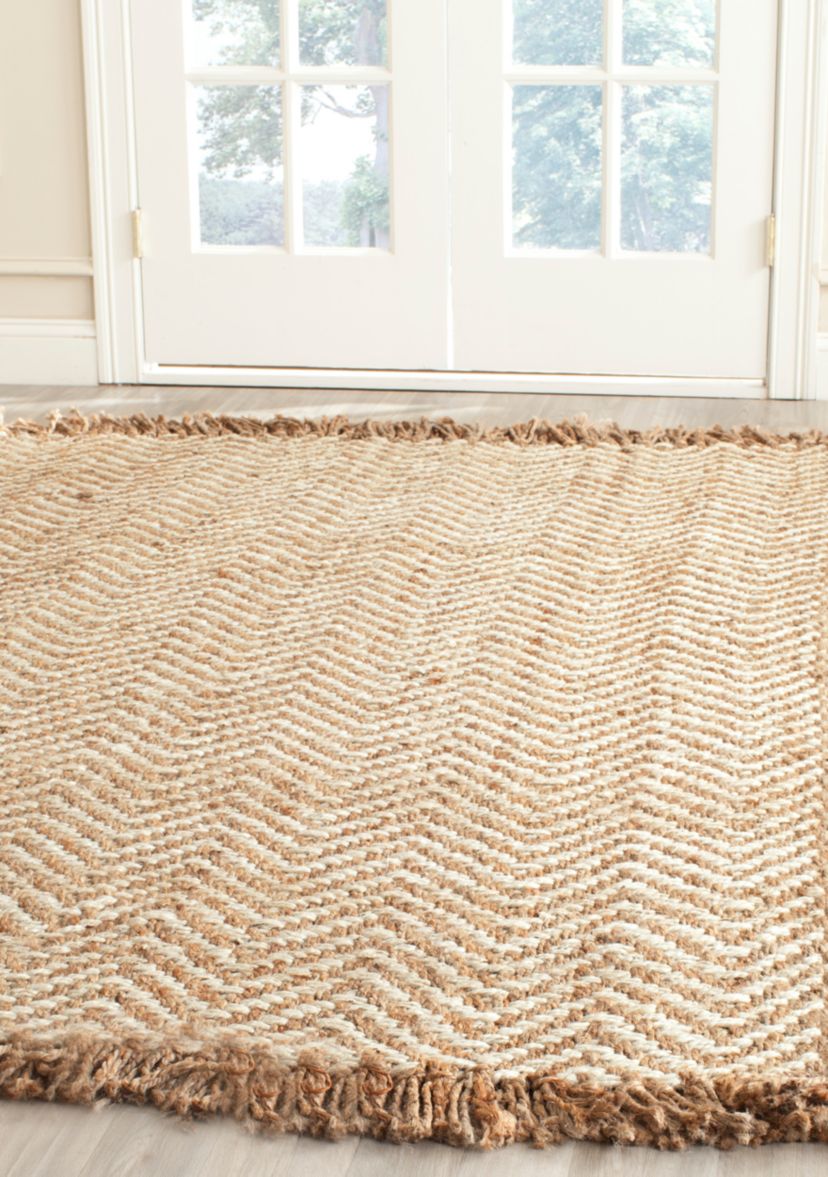 Natural Fiber Bleach/Natural Area Rug 5-ft. x 8-ft.