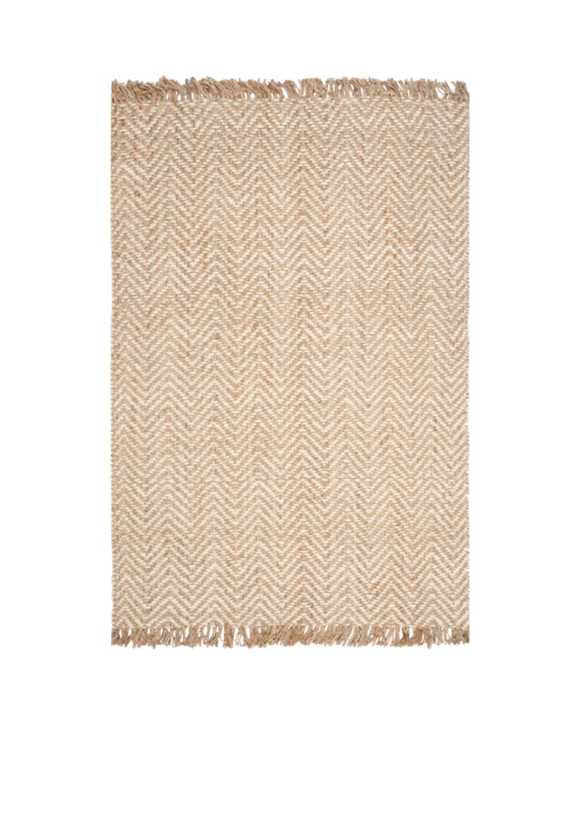Natural Fiber Bleach/Natural Area Rug 6-ft. x 9-ft.