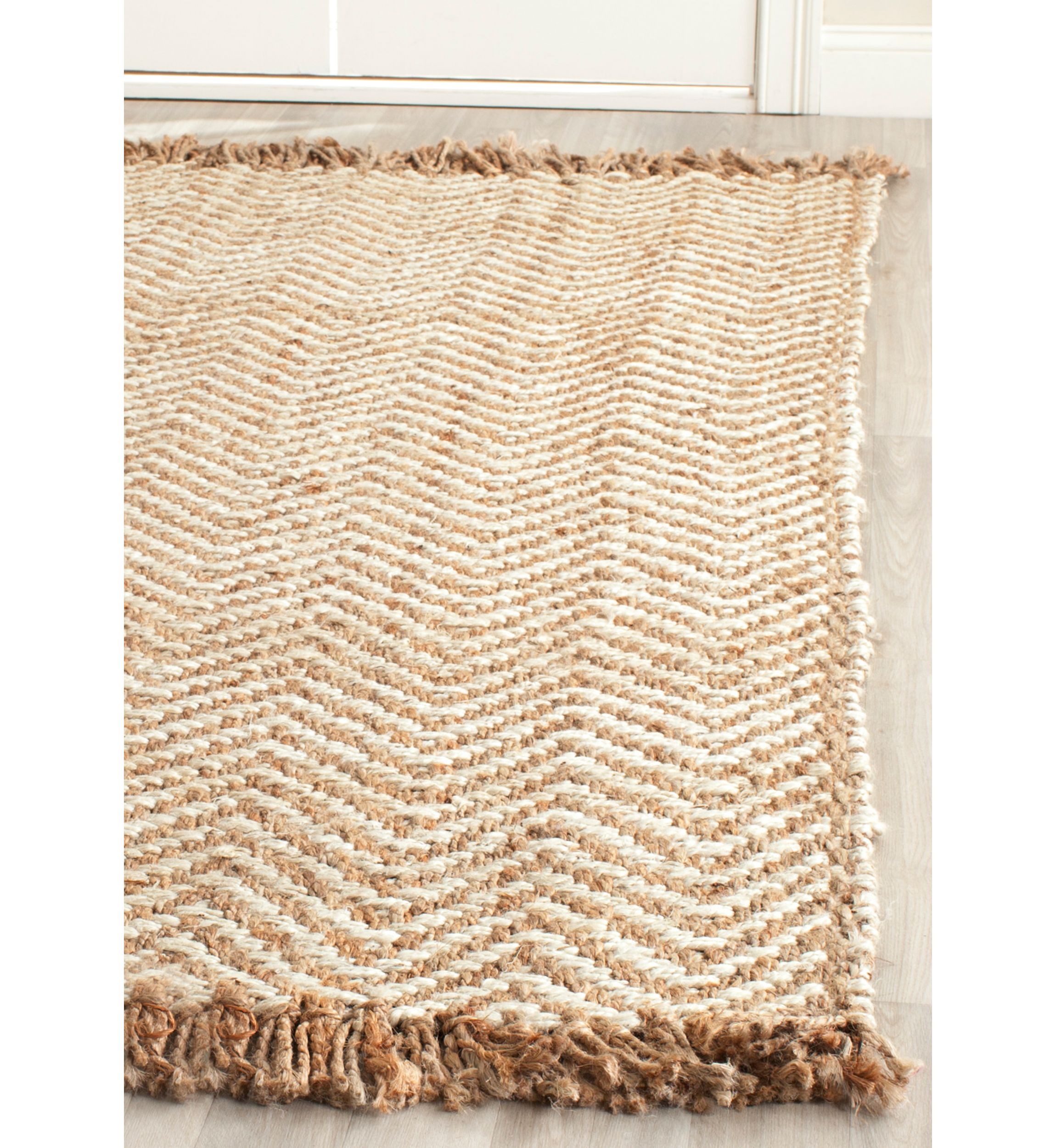 Natural Fiber Bleach/Natural Area Rug 8-ft. x 10-ft.