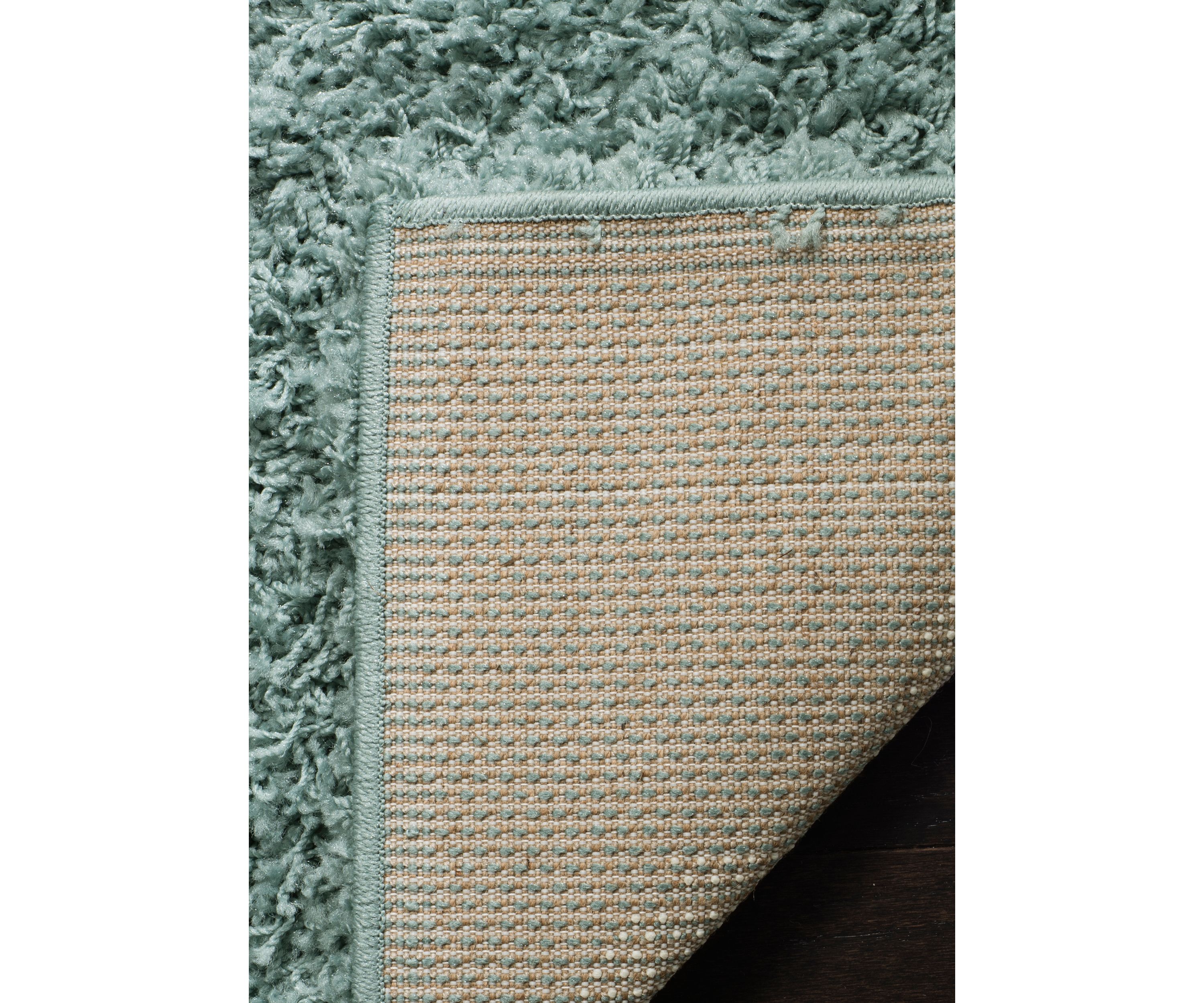 Dallas Shag Light Blue/Ivory Area Rug