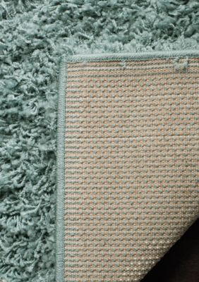 Dallas Shag Light Blue/Ivory Area Rug