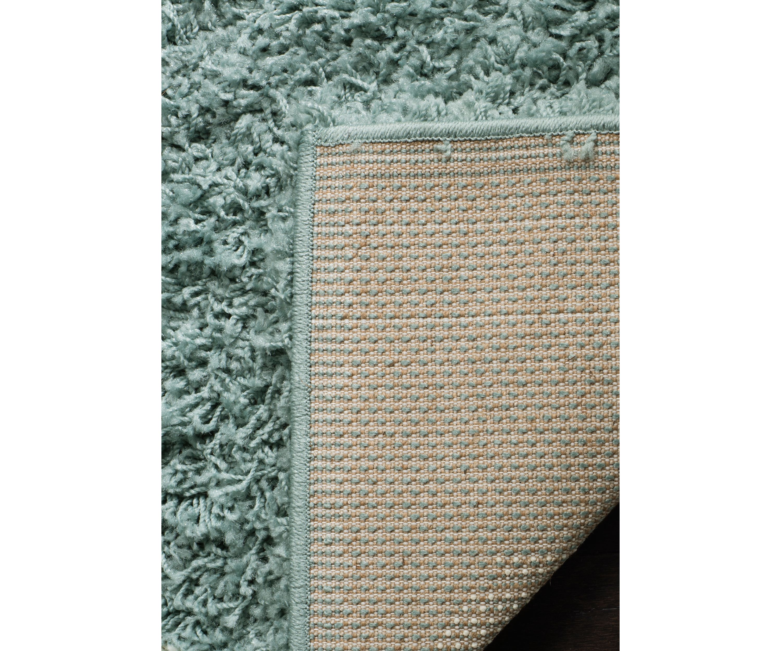 Dallas Shag Light Blue/Ivory Area Rug