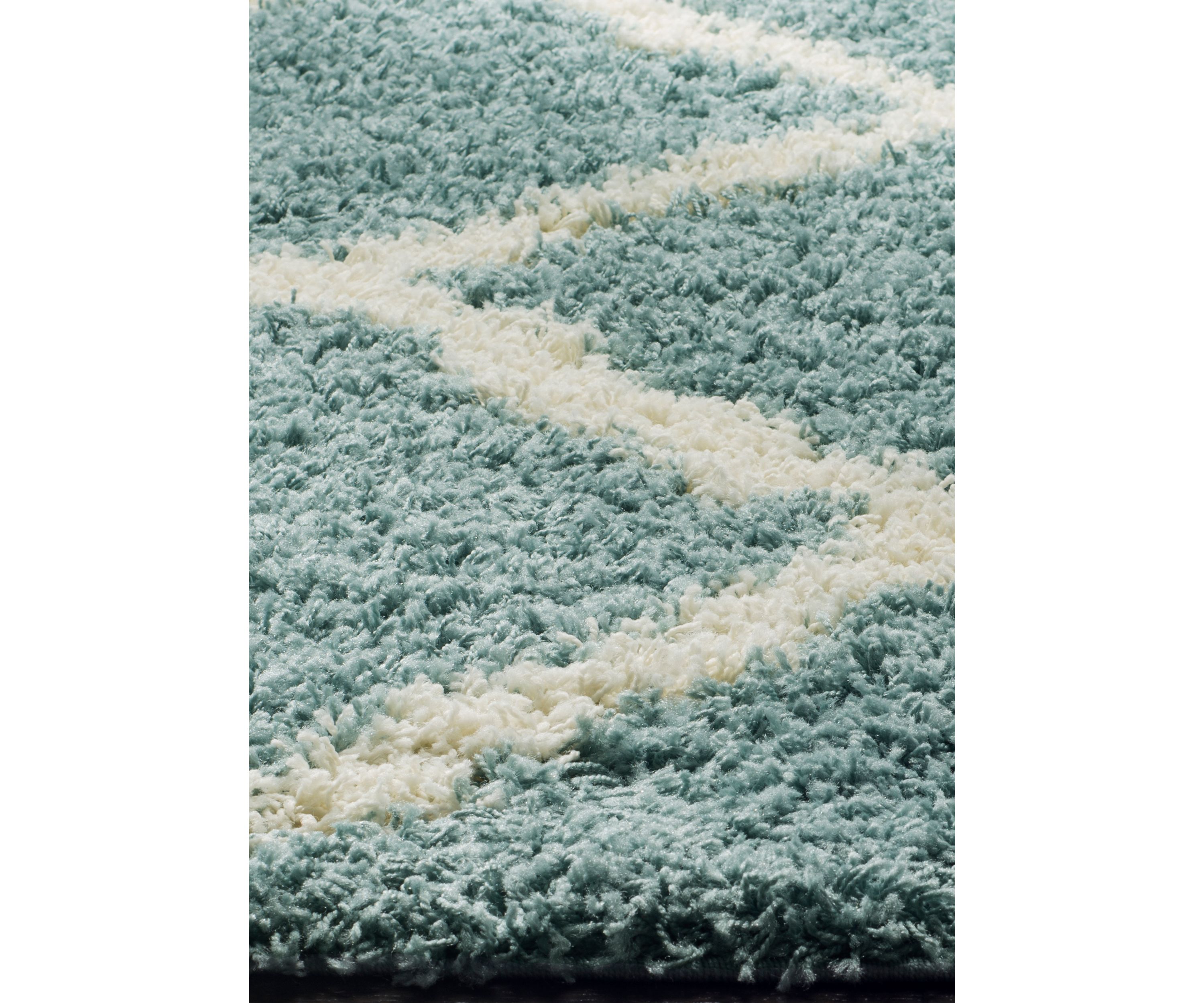 Dallas Shag Light Blue/Ivory Area Rug