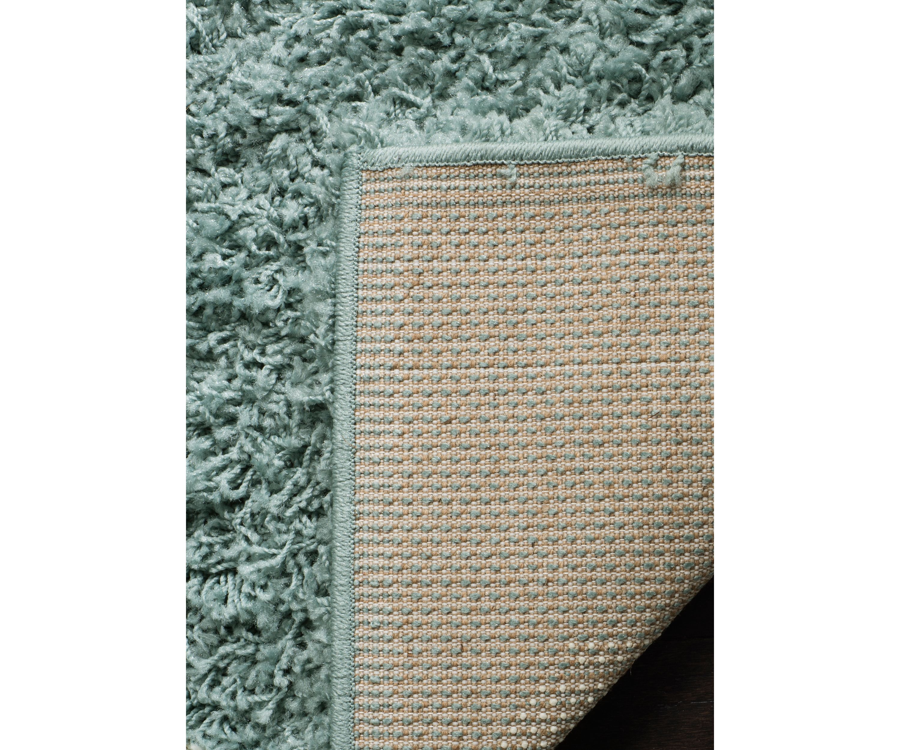 Dallas Shag Light Blue/Ivory Area Rug