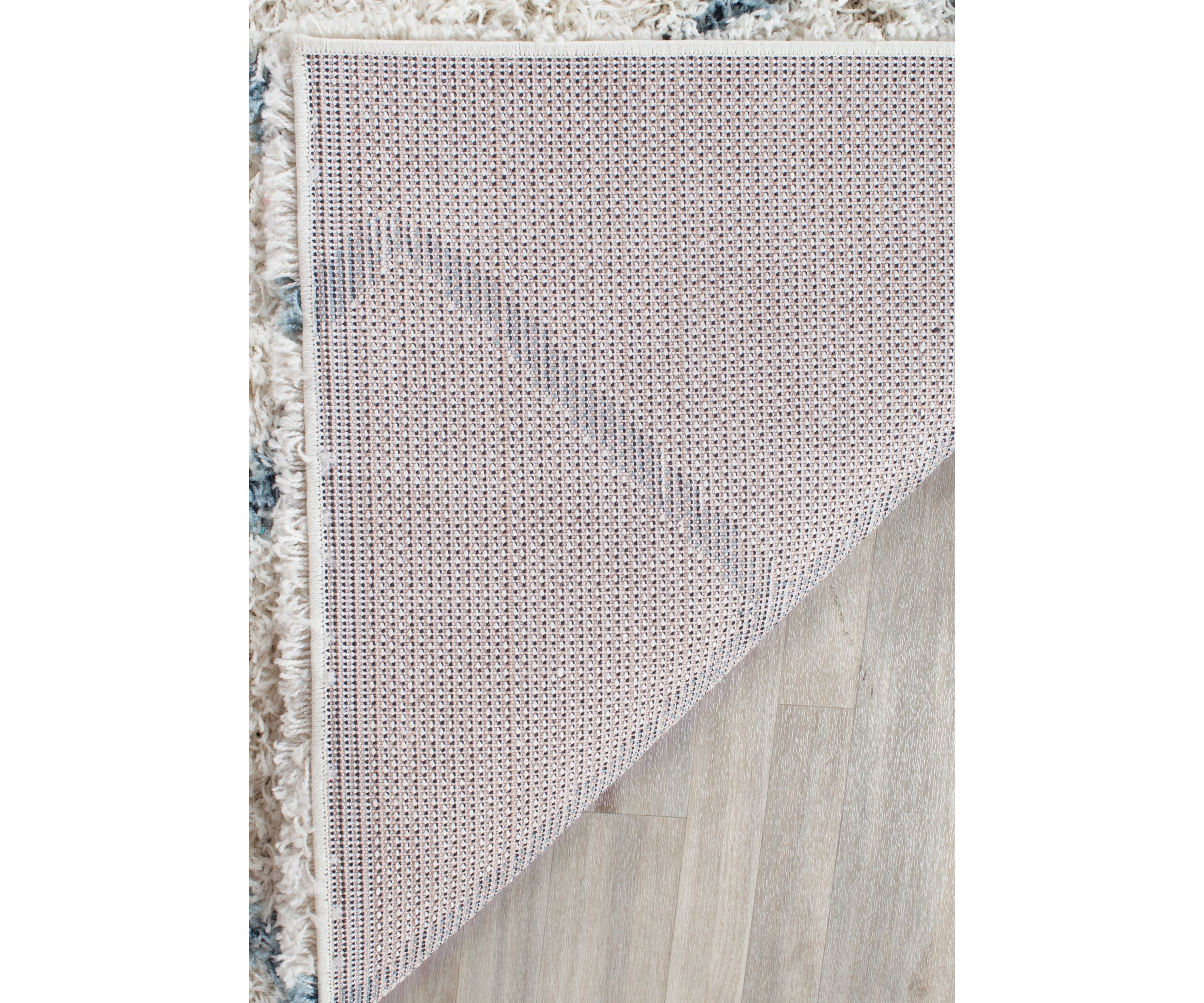 Dallas Shag Ivory/Seafoam Area Rug 8-ft. x 10-ft.