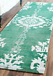 Stone Wash Emerald Area Rug 2-ft. 6-in. x 10-ft.