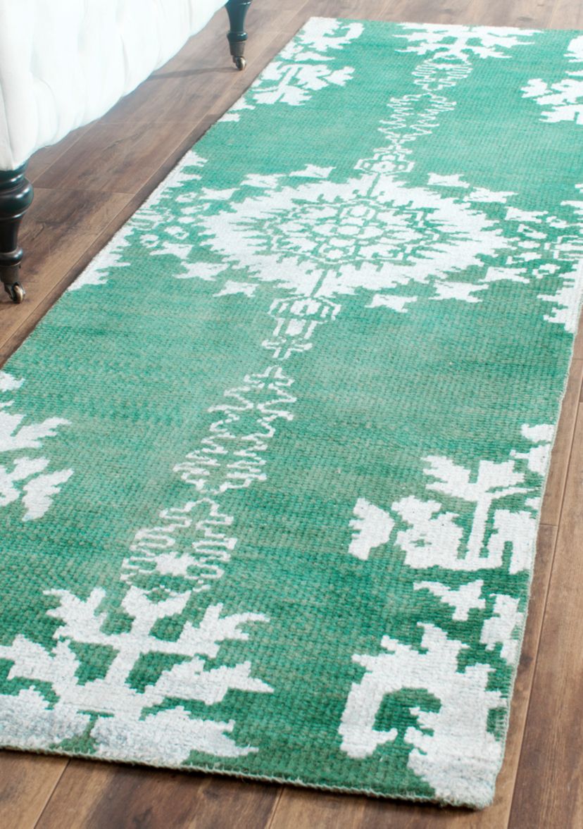 Stone Wash Emerald Area Rug 2-ft. 6-in. x 6-ft.