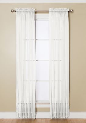 Winston Solunar Voile White Insulating Sheer Rod Pocket Panel Belk