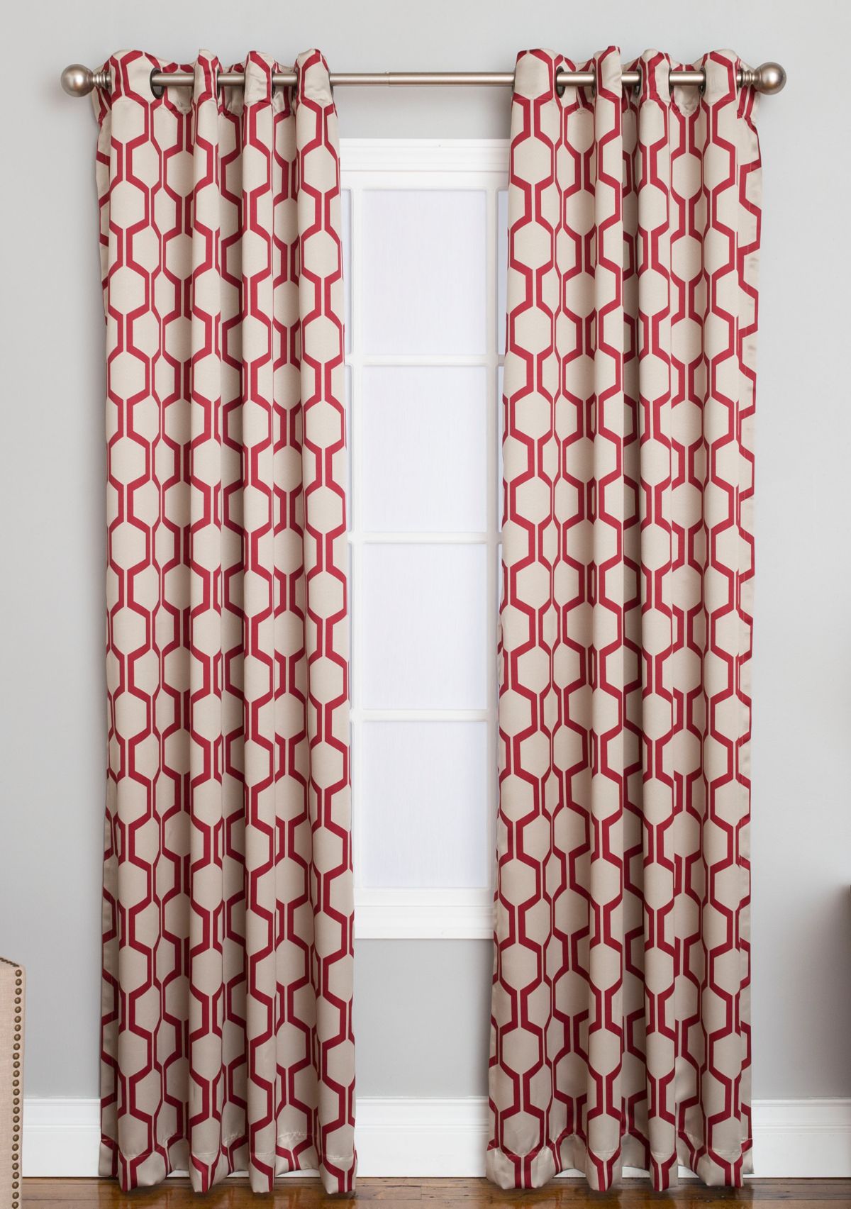 Aslyn Red Grommet Panel