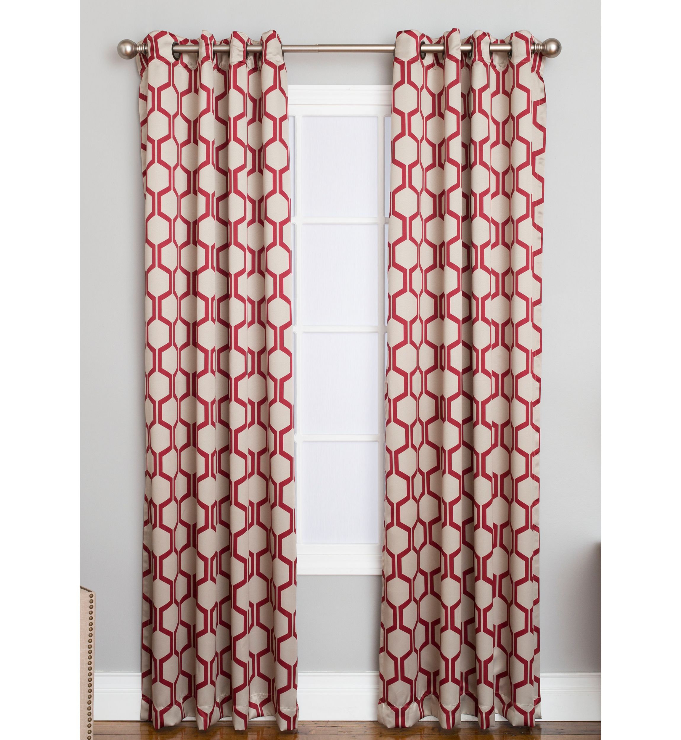 Aslyn Red Grommet Panel