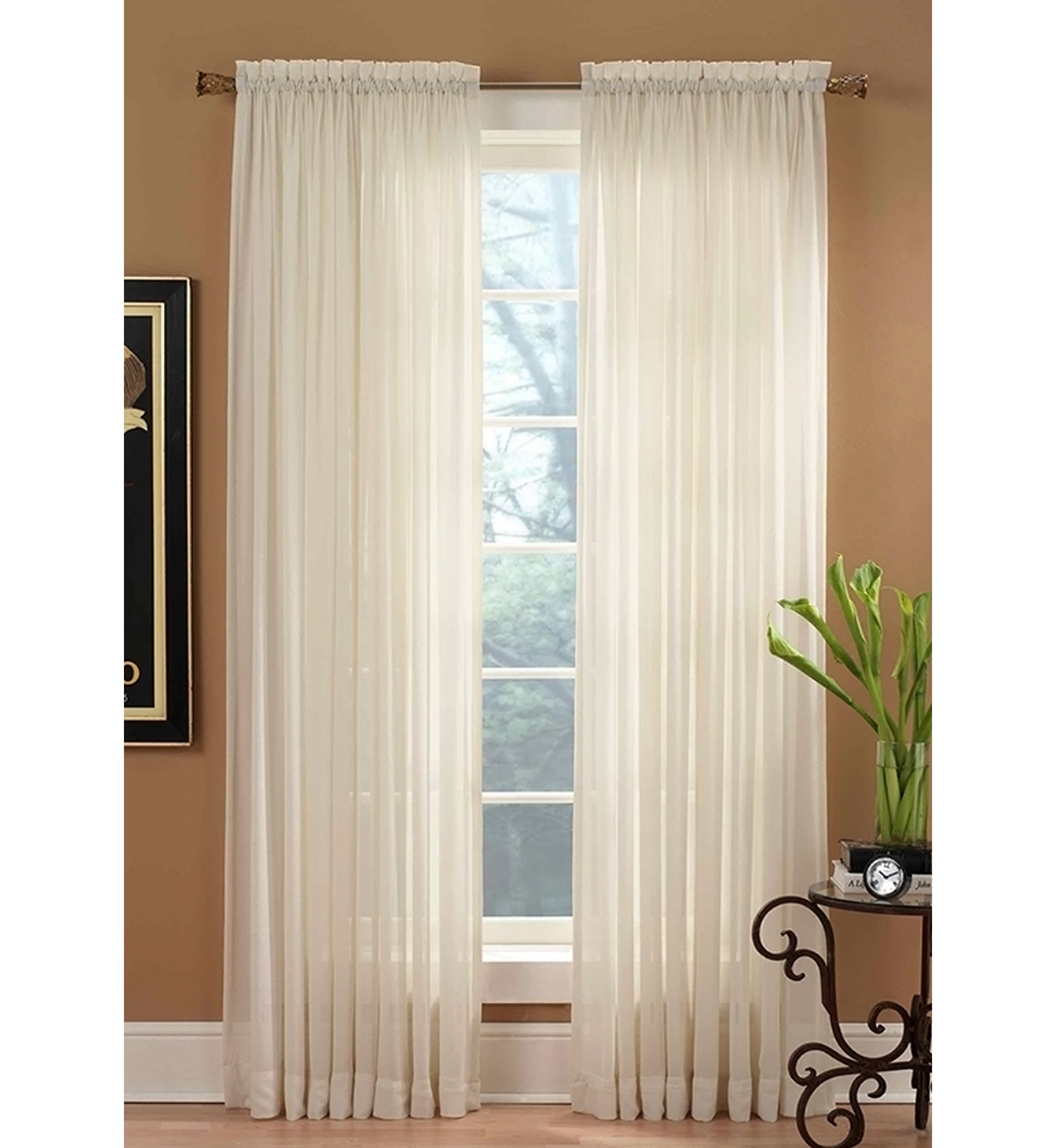 Preston Beige Rod Pocket Panel