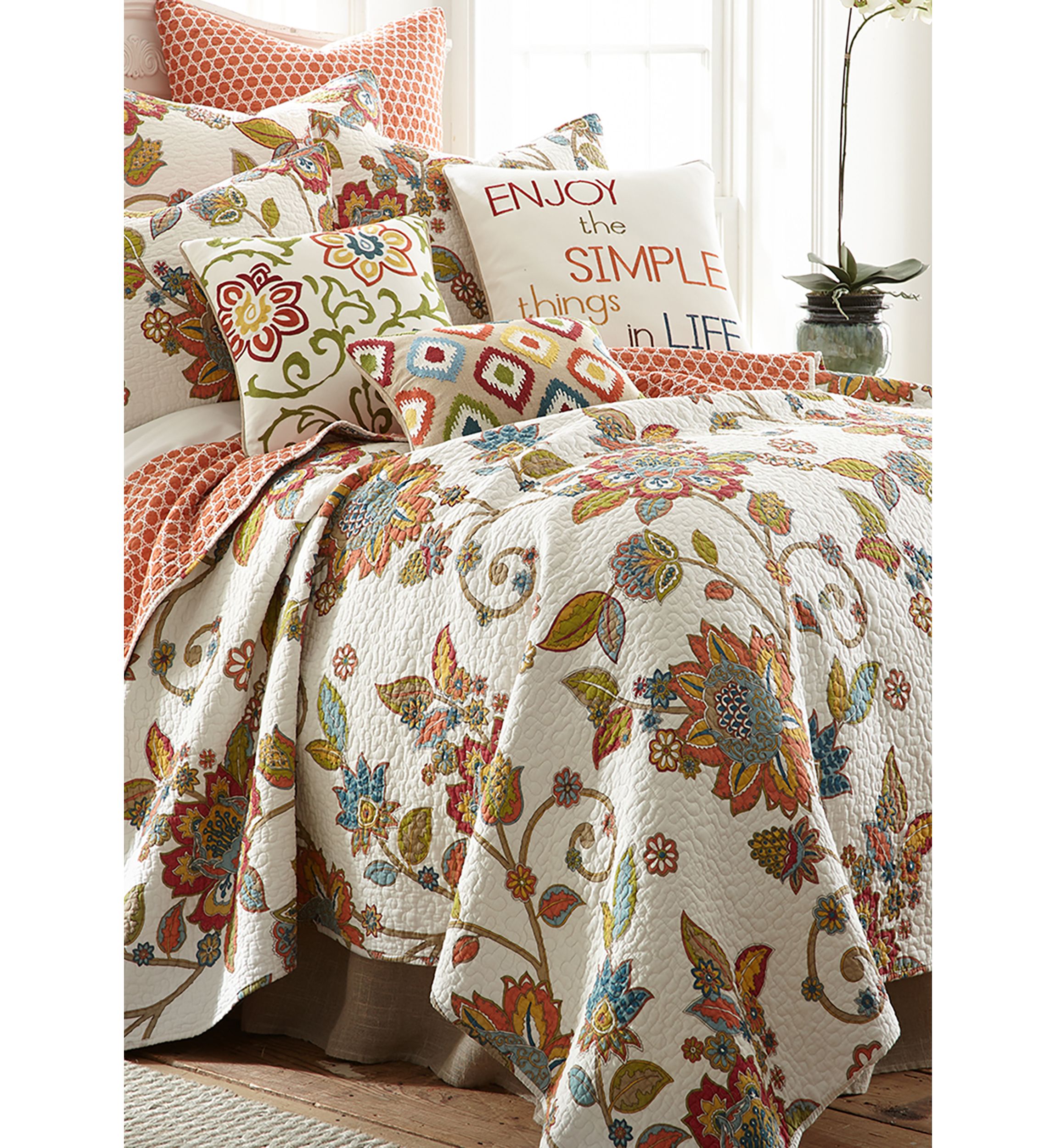 Clementine Spring Quilt Set