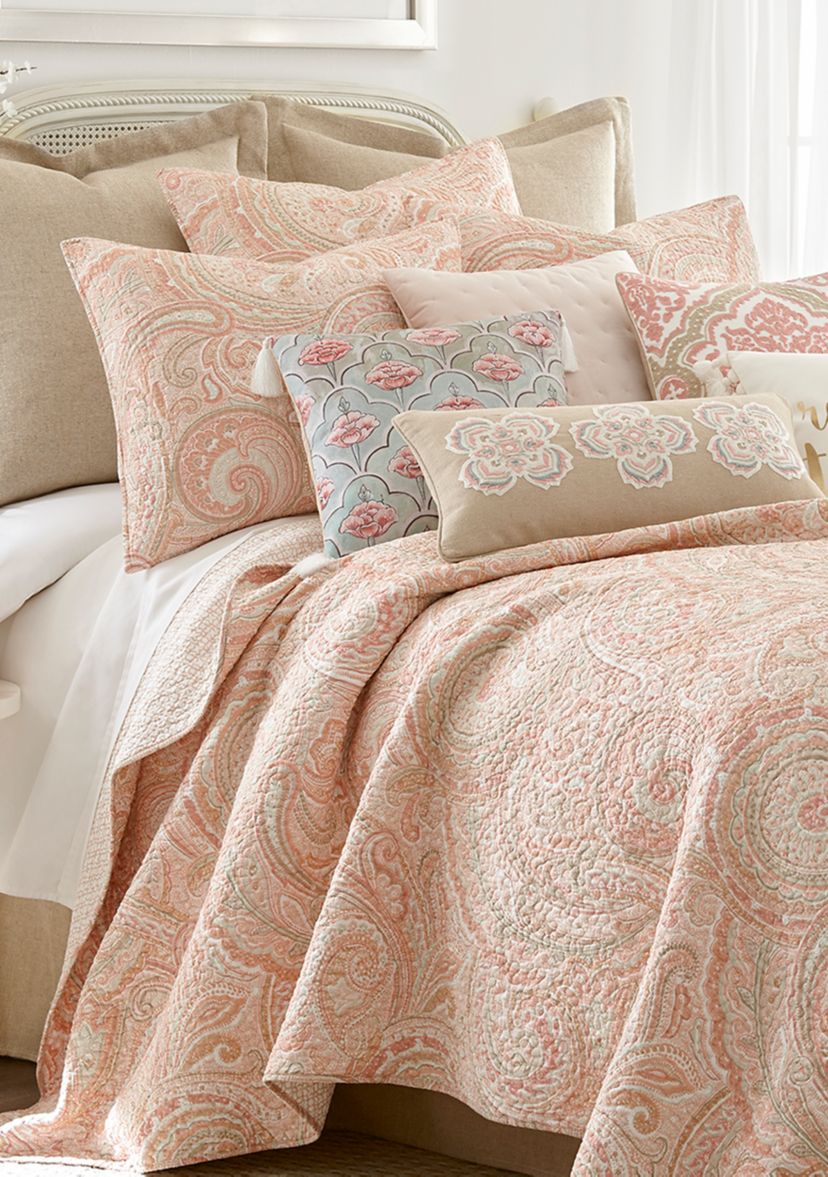 Spruce Coral Quilt Set