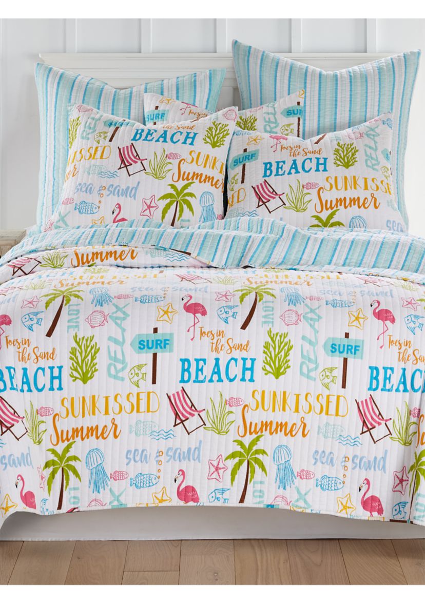 Beach Days Quilt Set