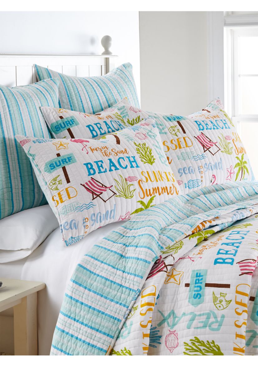 Beach Days Quilt Set