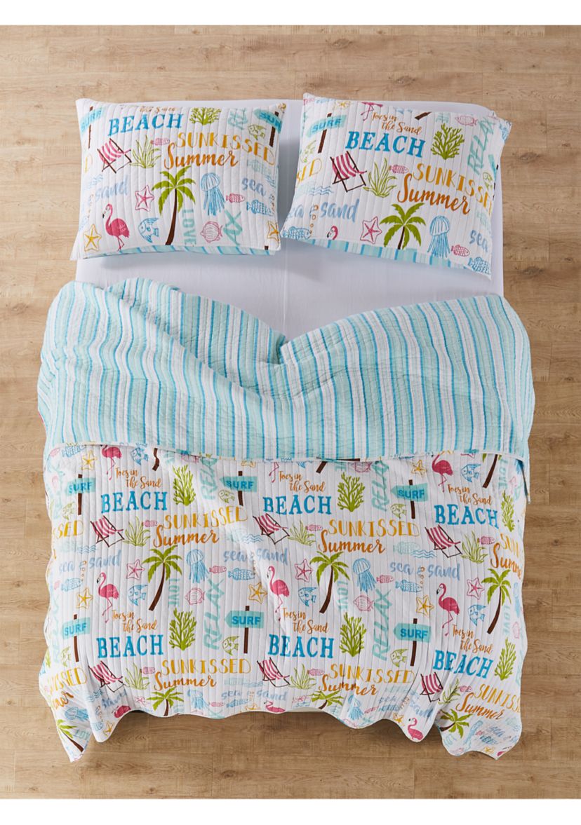Beach Days Quilt Set
