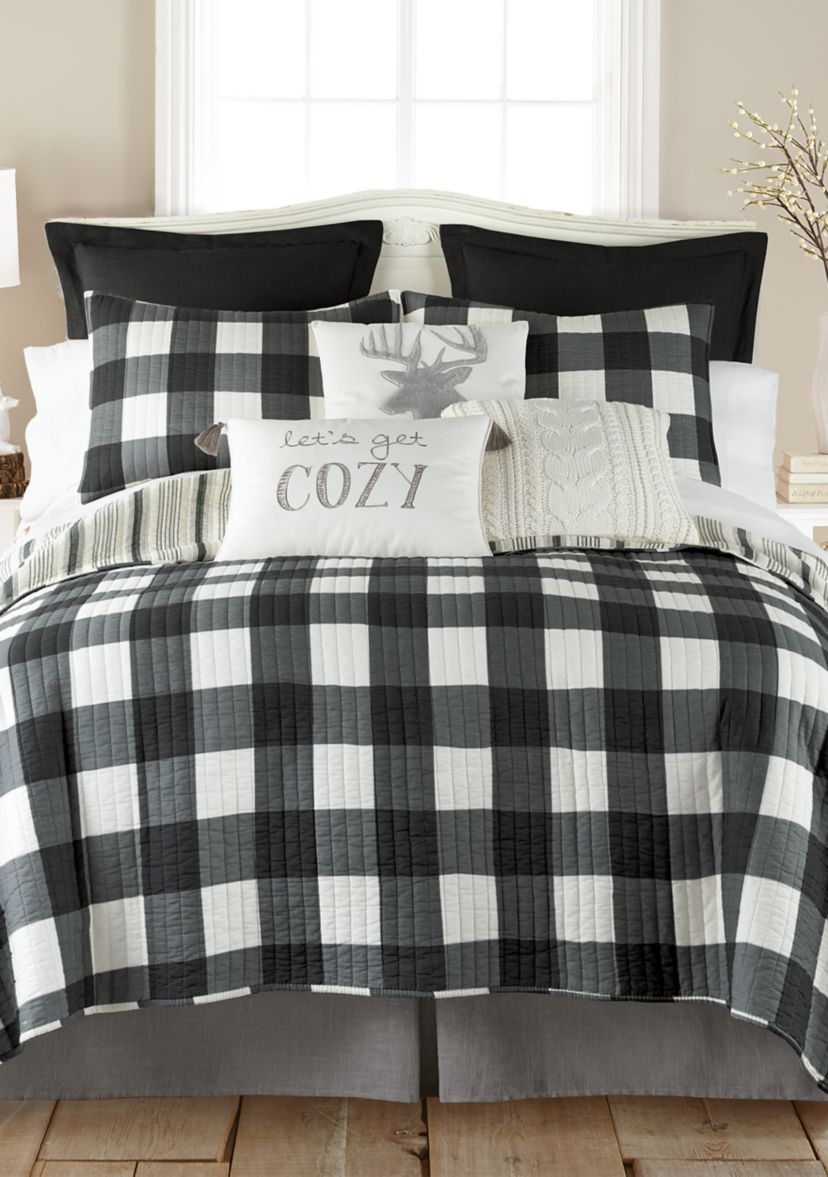 Camden Black Quilt Set