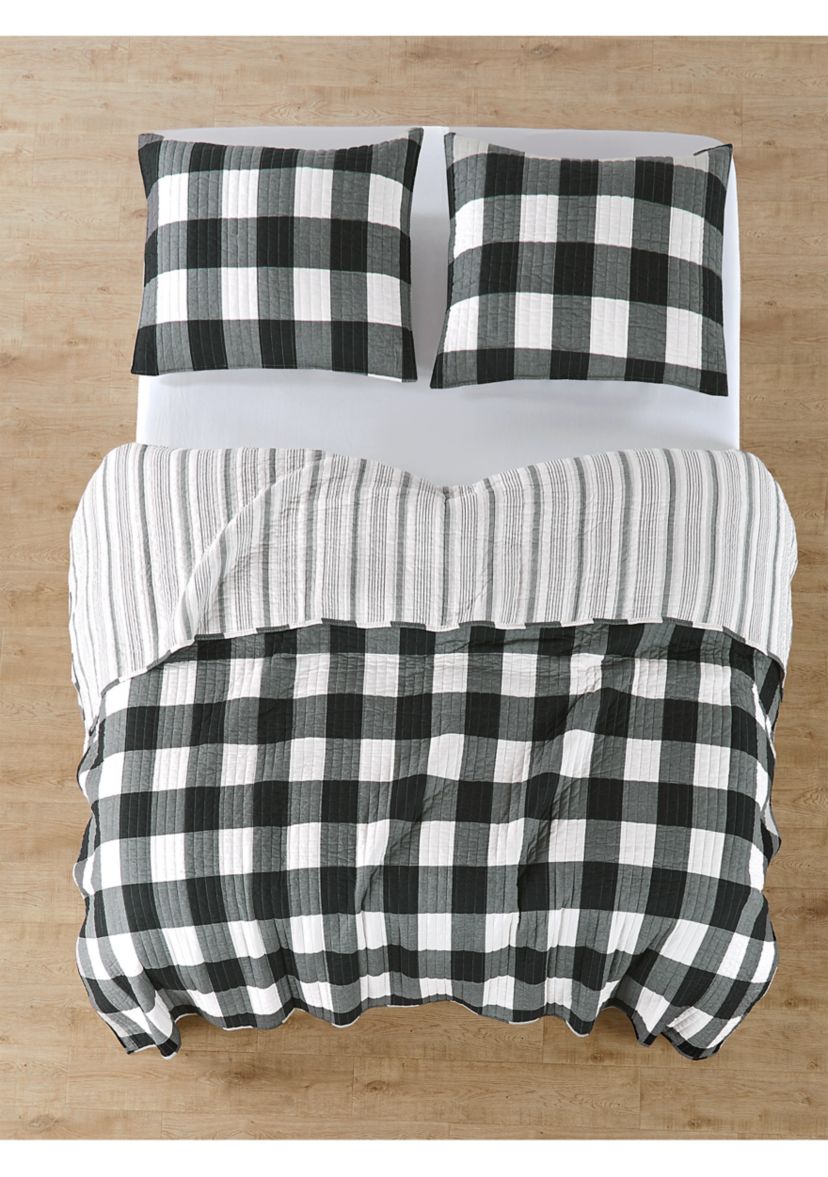 Camden Black Quilt Set
