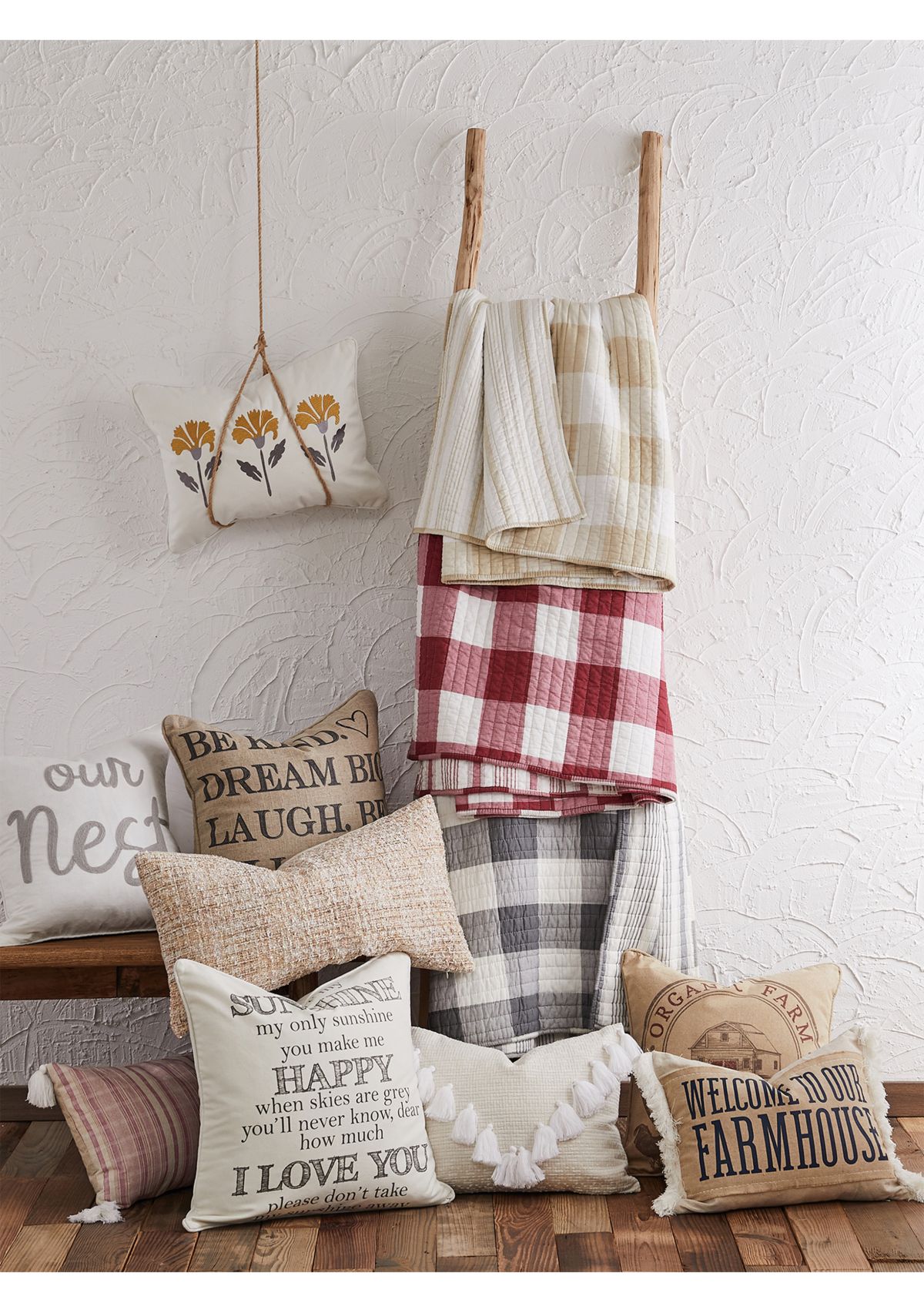 Camden Taupe Quilt Set