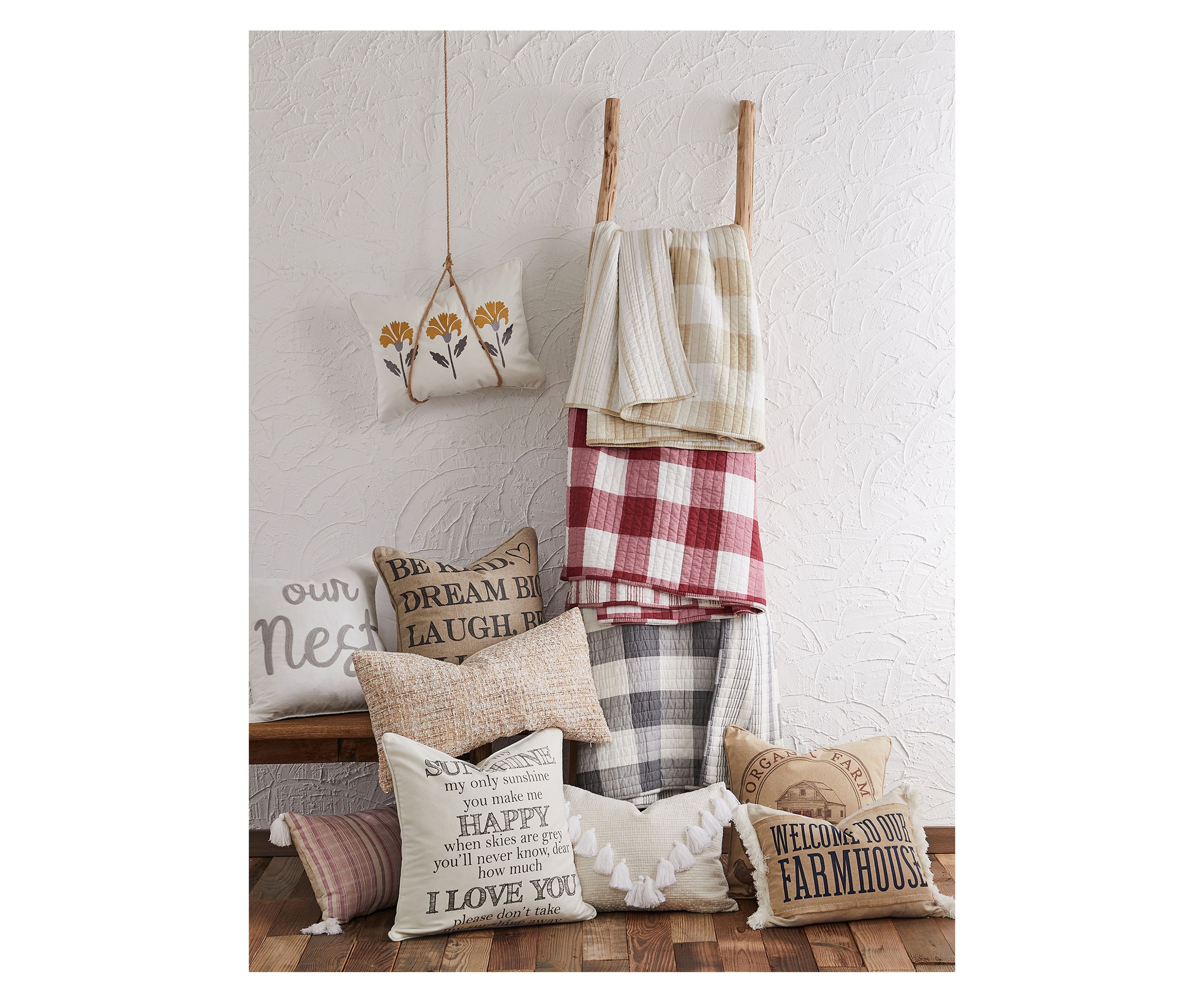 Camden Taupe Quilt Set