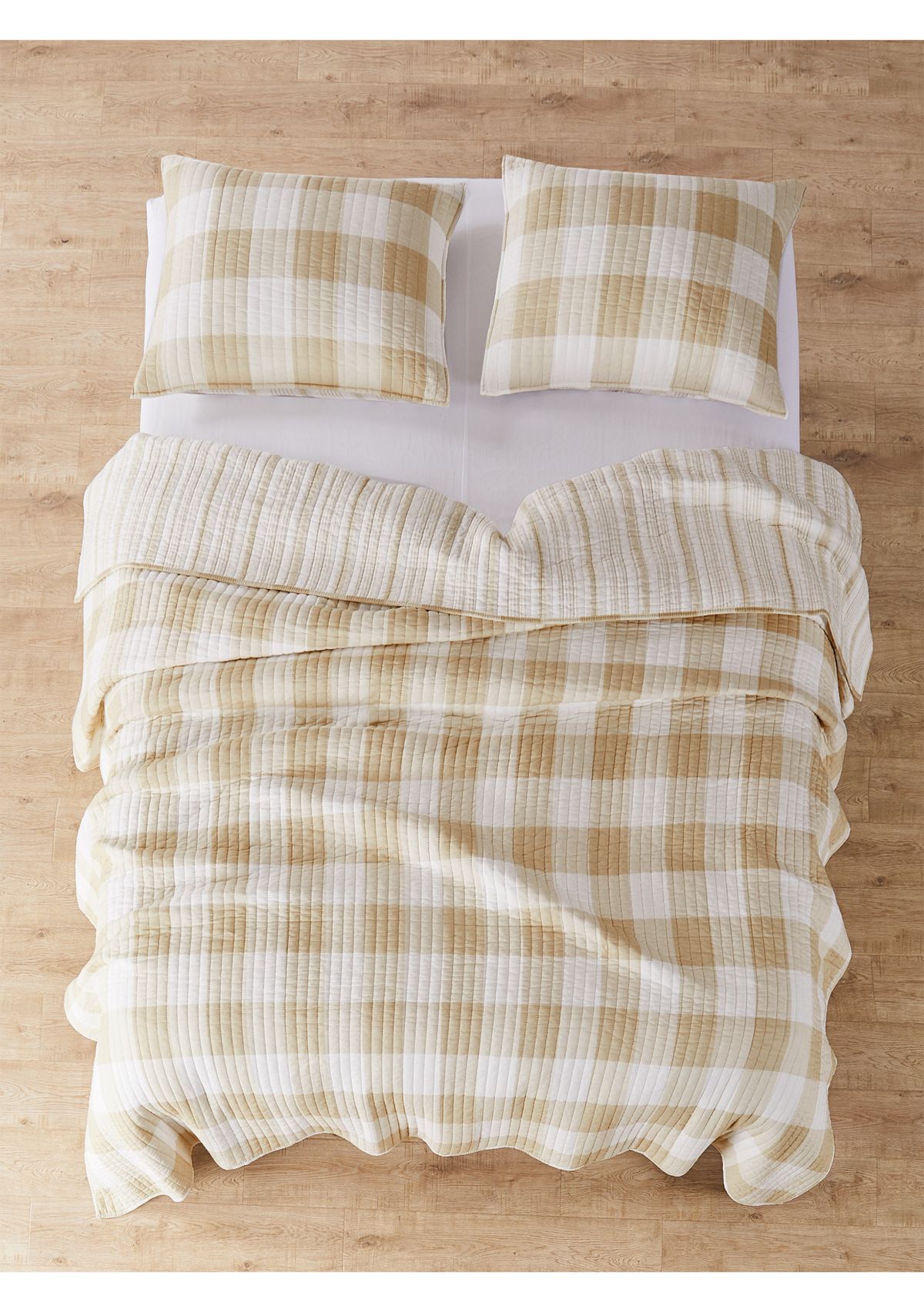 Camden Taupe Quilt Set