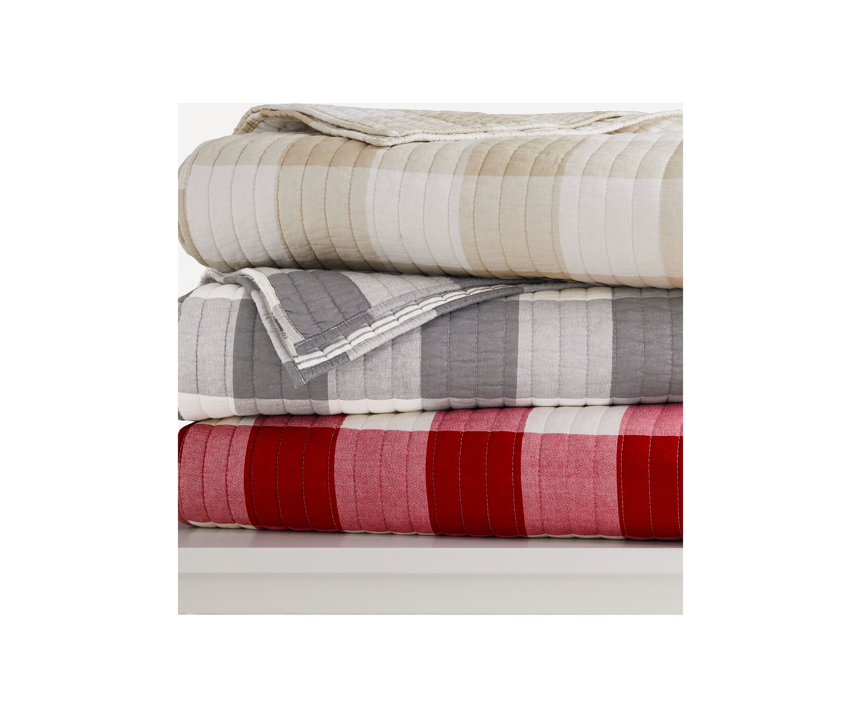 Camden Taupe Quilt Set